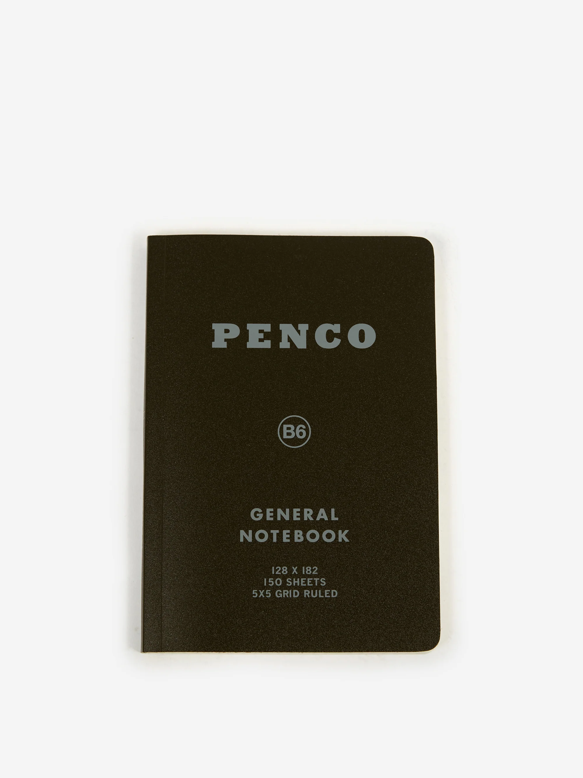 Hightide Penco Soft Notebook (Grid B6) - Black