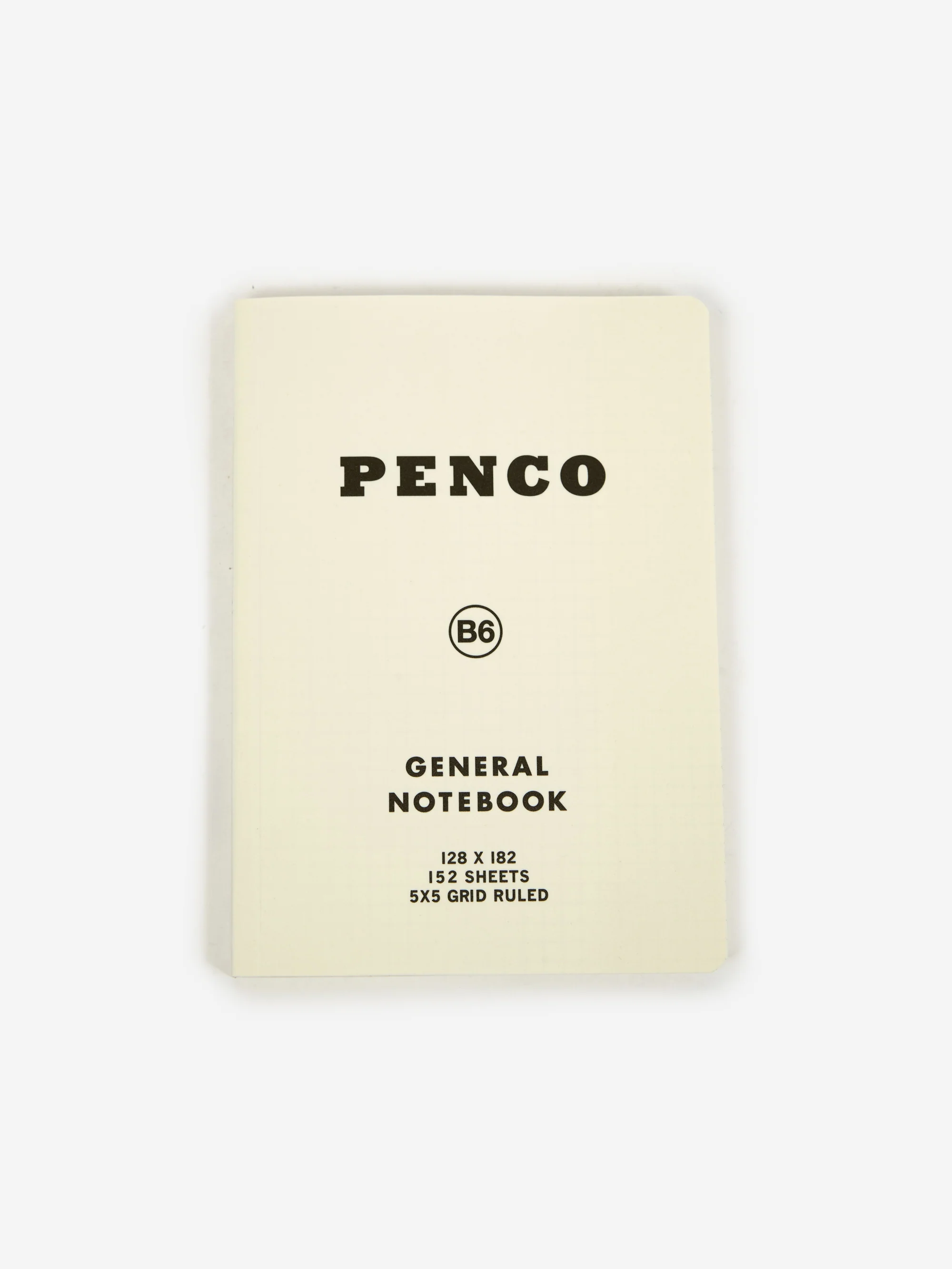 Hightide Penco Soft Notebook (Grid B6) - White