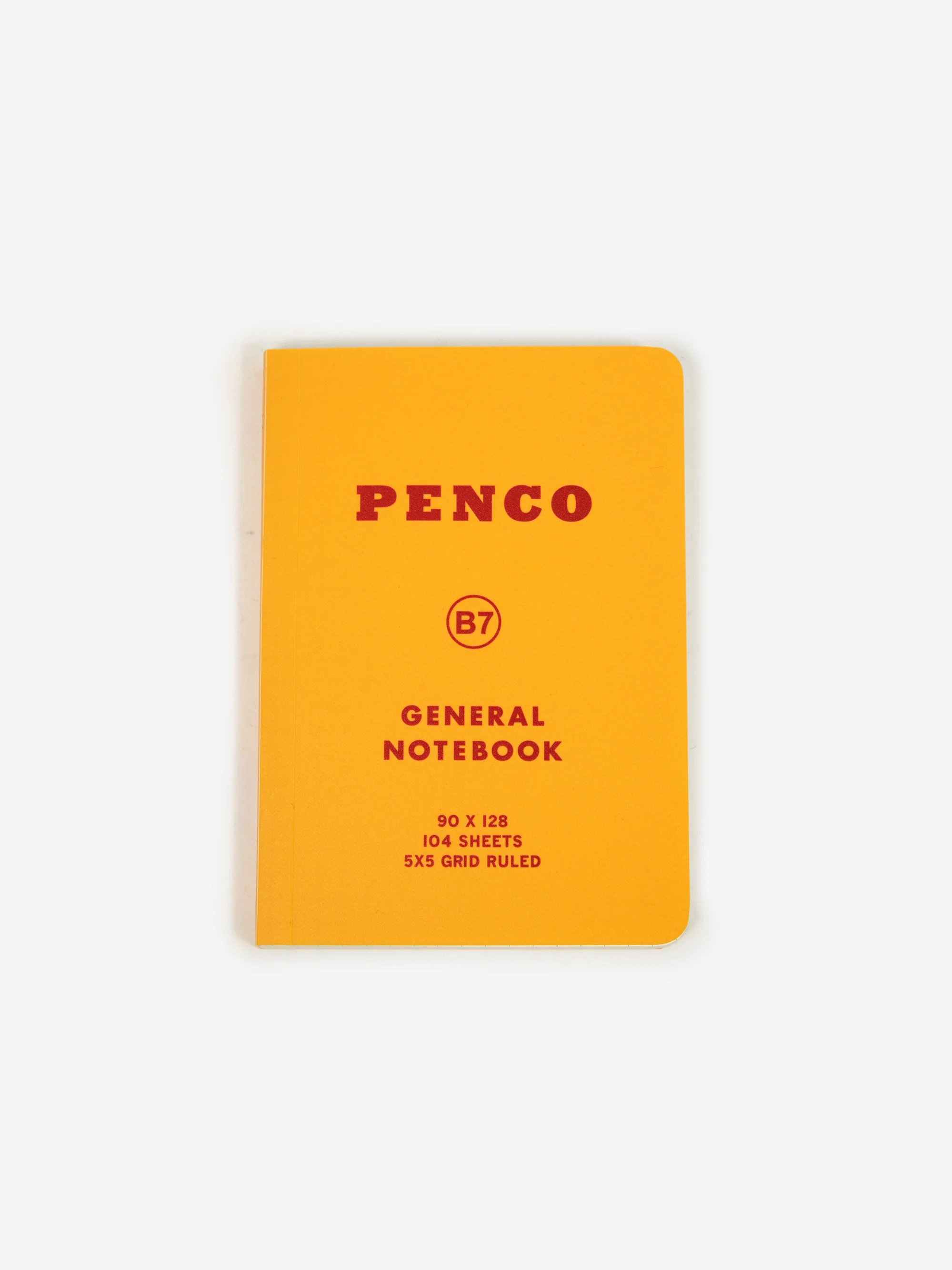 Hightide Penco Soft Notebook (Grid B7) - Yellow