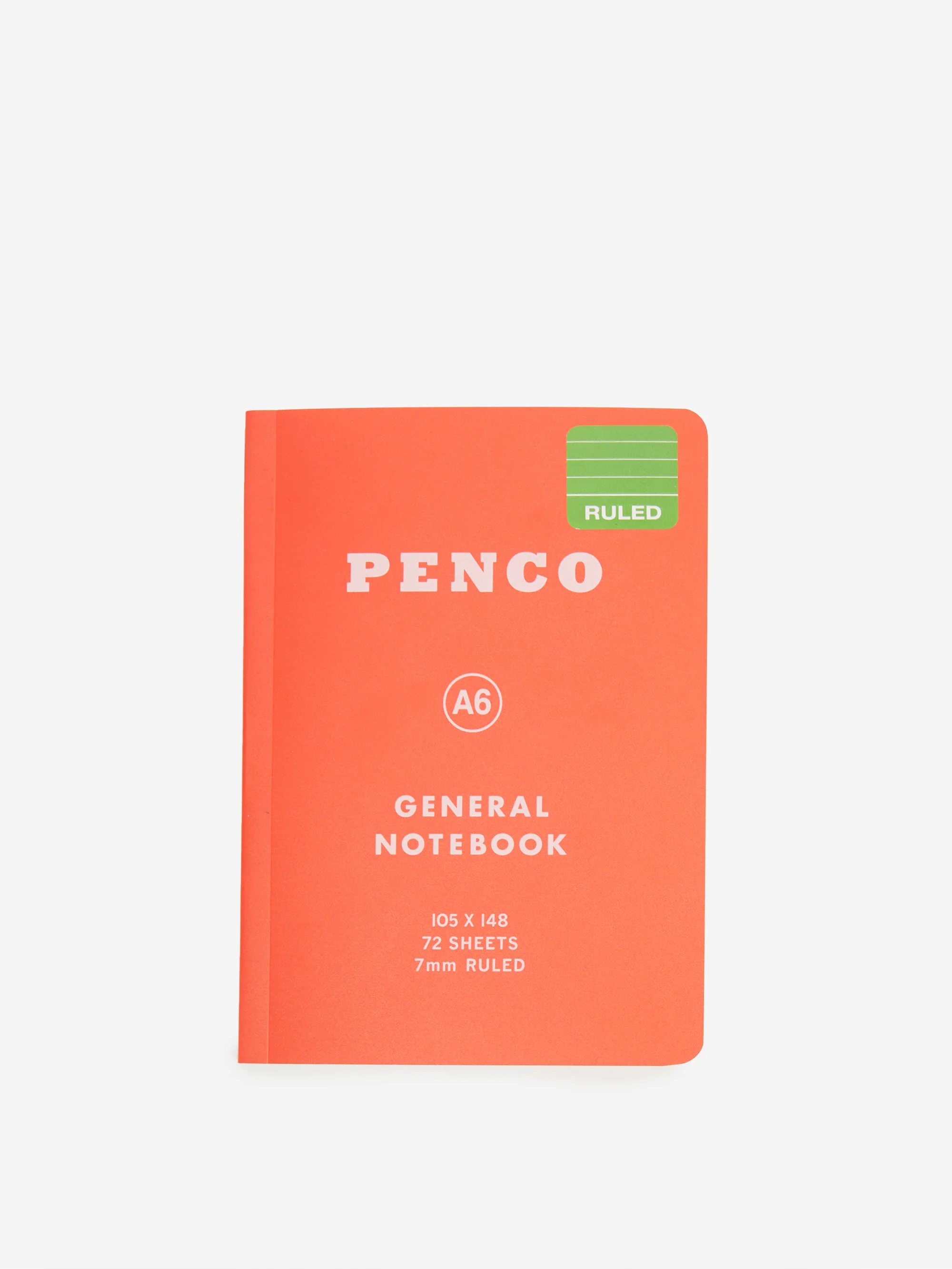 Hightide Penco Soft Paper Notebook A6 - Red