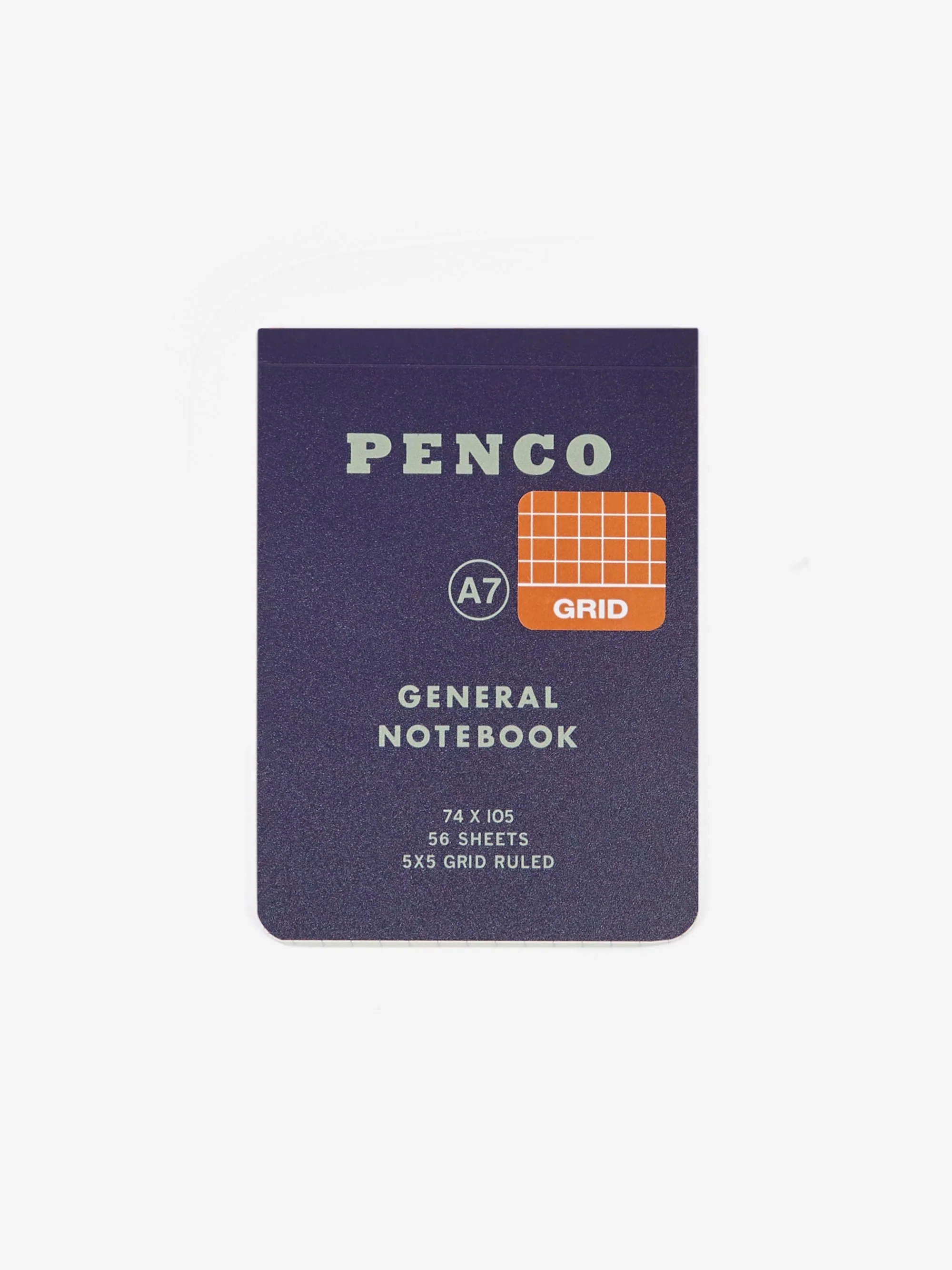 Hightide Penco Soft PP Reporter Notebook (A7, Grid) - Navy