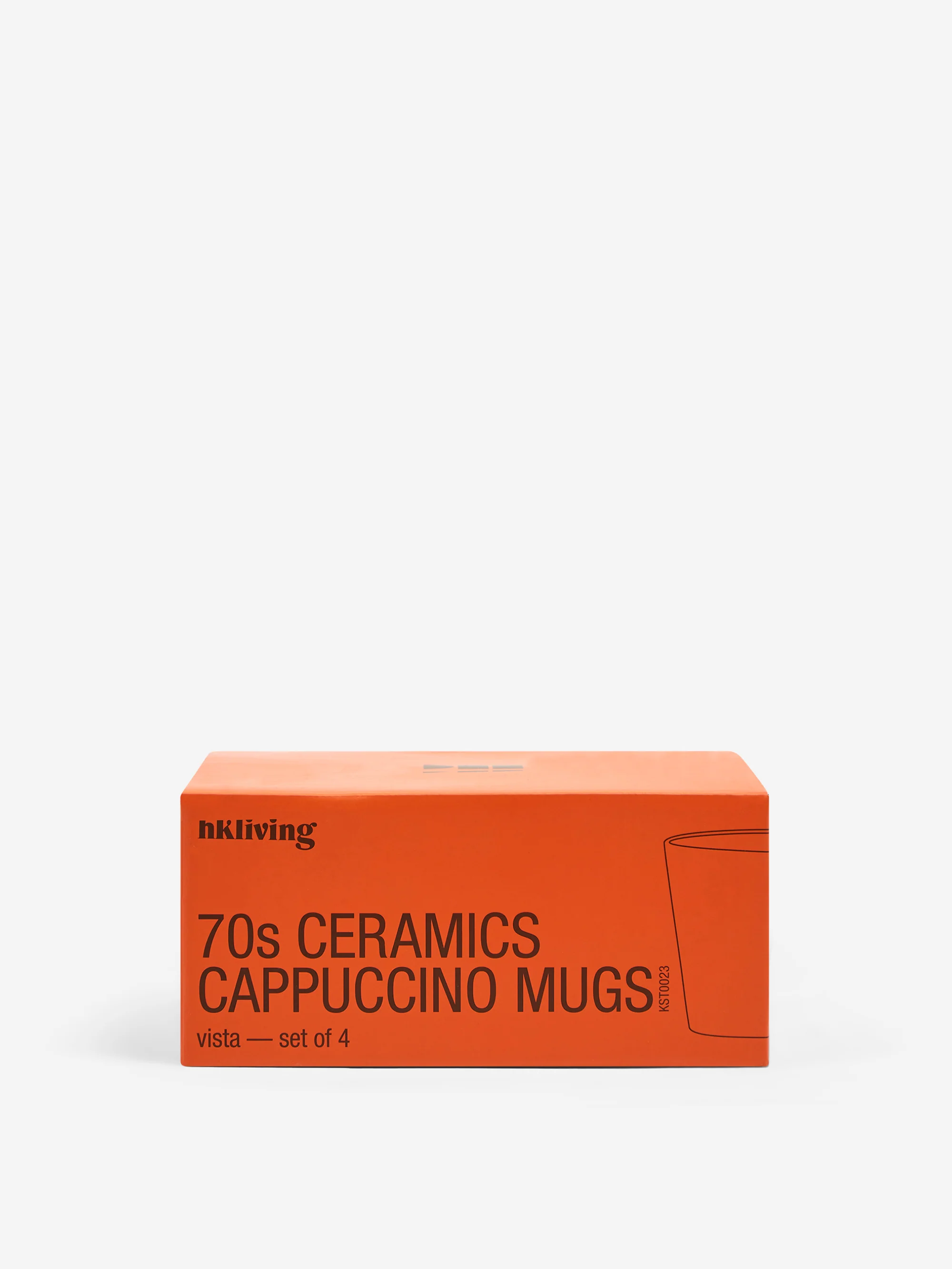 HK Living 70s Ceramics Cappuccino Mugs (Set of 4) - Vista - Image 6