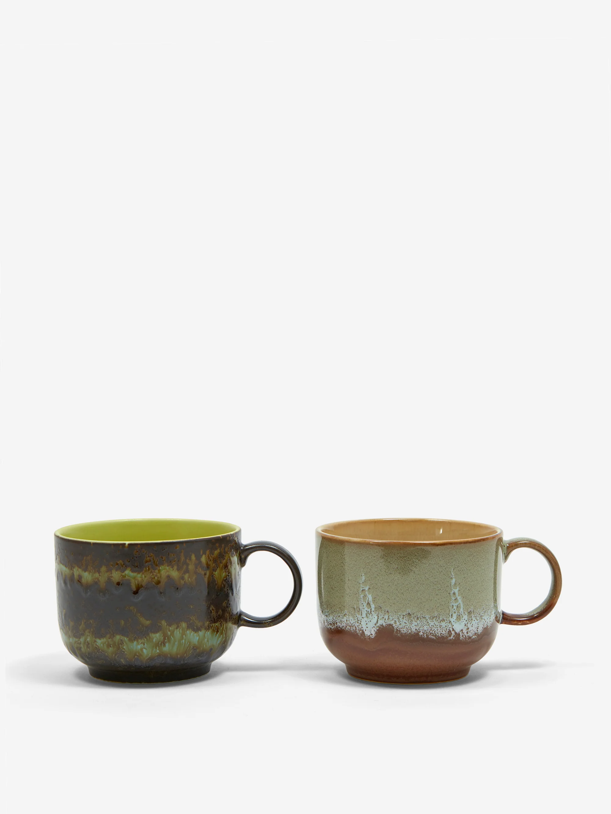 HKLiving 70s Ceramic Tea Cups (Set of 2) - Odyssey