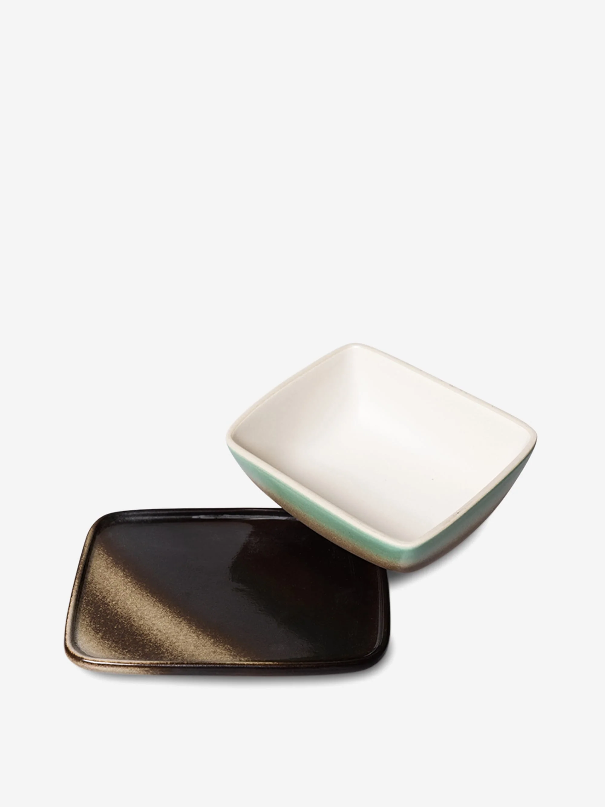 HKLiving 70s Ceramics: Butter Dish - Mercury - Image 3