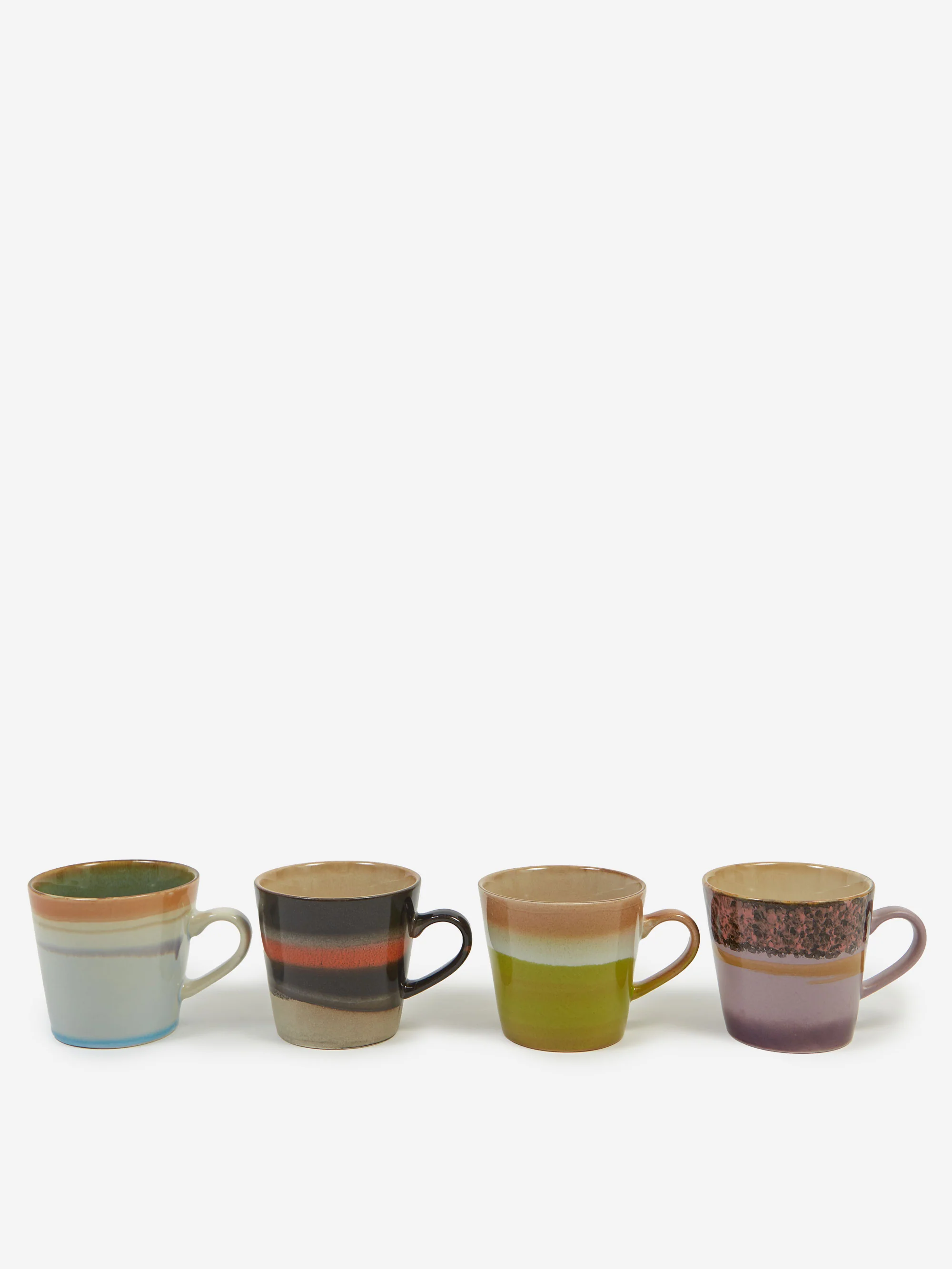 HKLIving 70s Ceramics Cappuccino Mugs - Solid