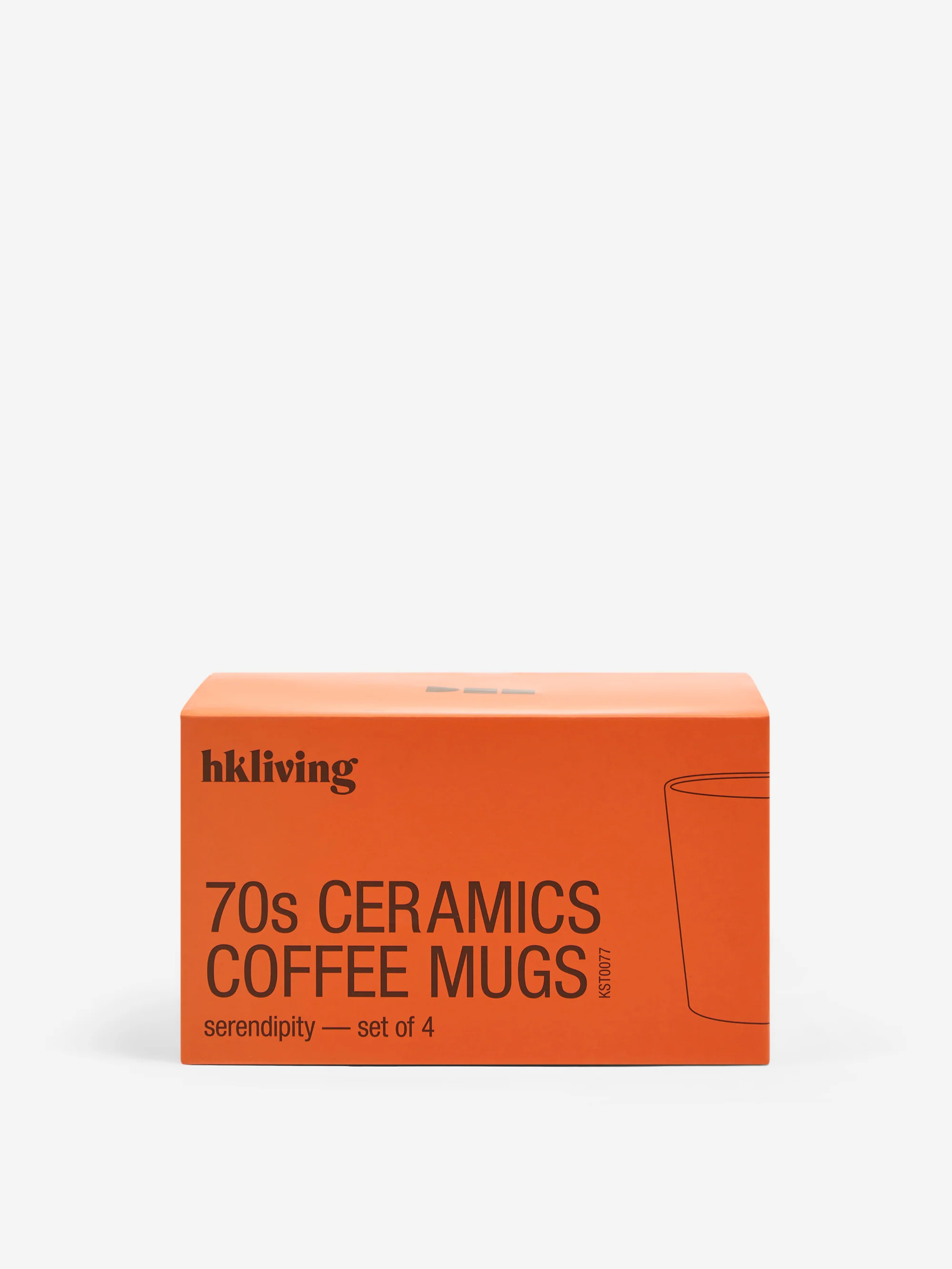 HKLiving 70s Ceramics Coffee Mugs (Set of 4) - Serendipity - Image 6