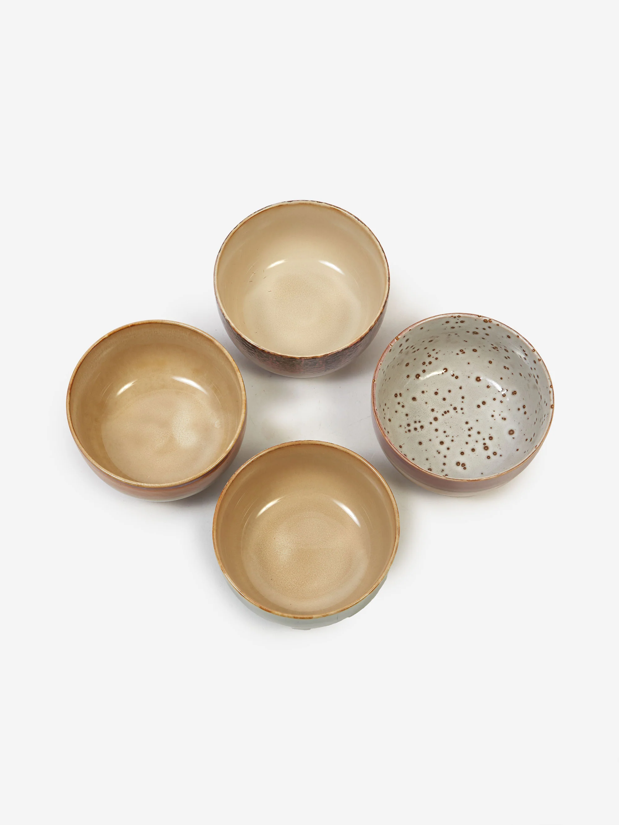 HKLiving 70s Ceramics Noodle Bowls (Set Of 4) - Geyser - Image 2