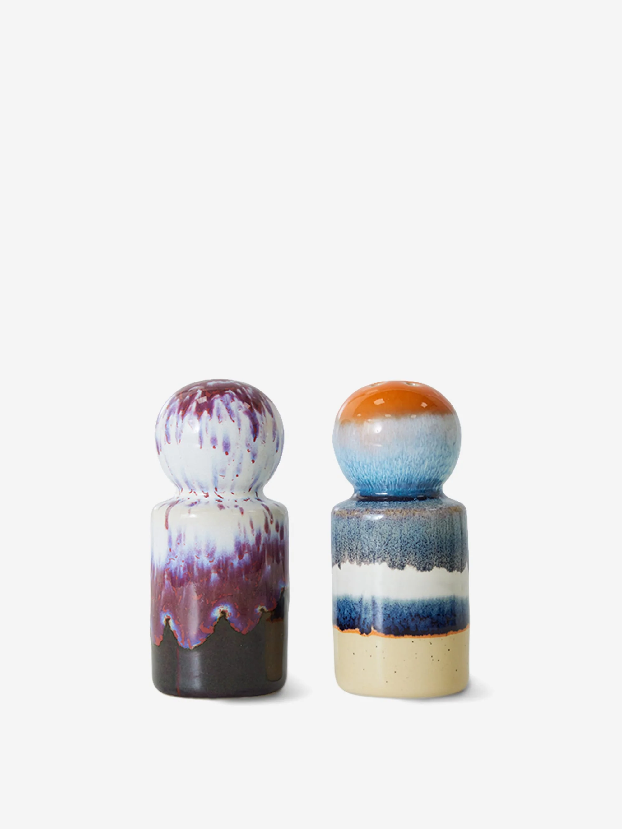 HKLiving 70s Ceramics: Salt & Pepper Jar - Stargaze