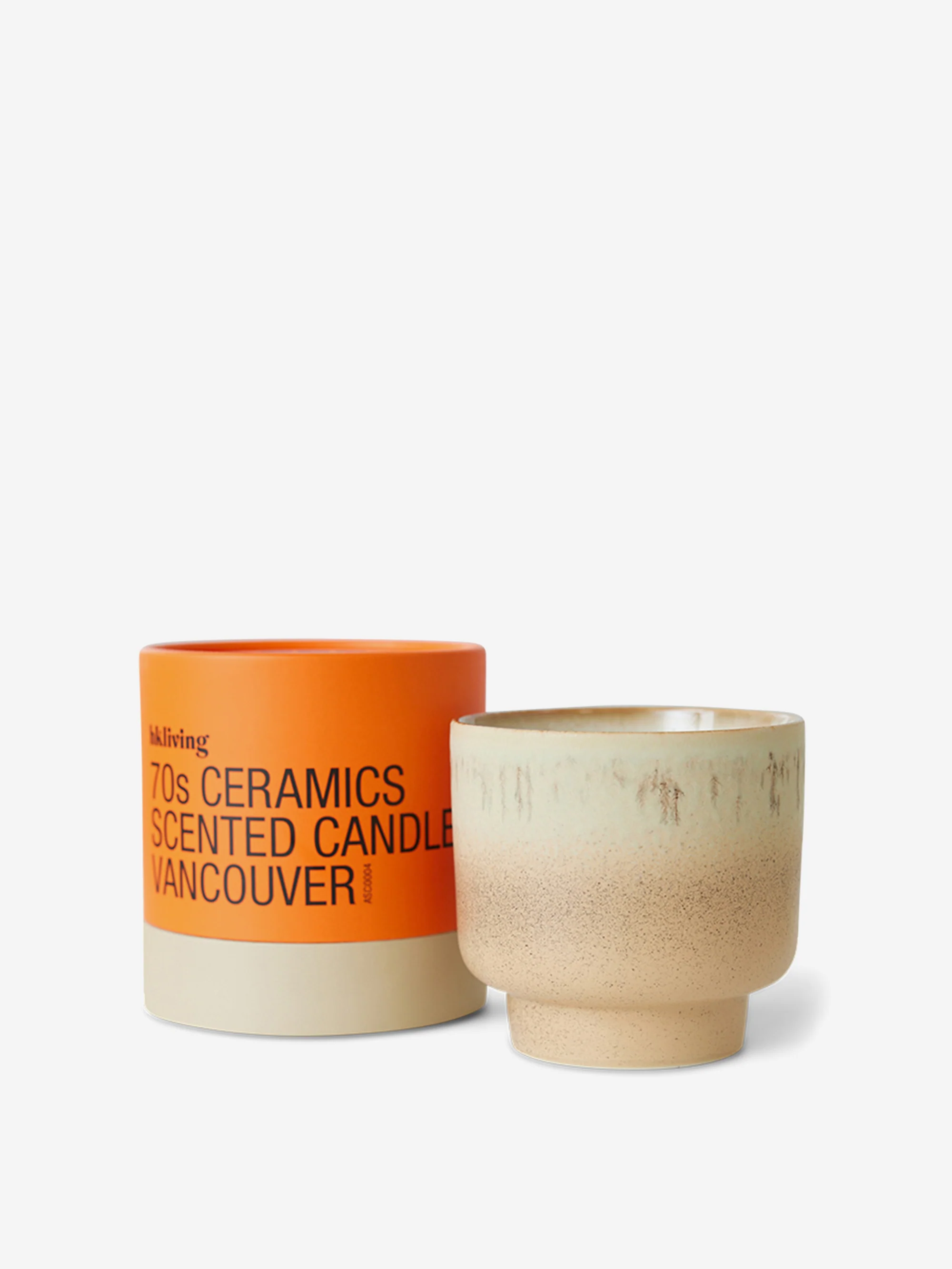 HKLiving 70s Ceramics Small Scented Candle - Vancouver - Image 3