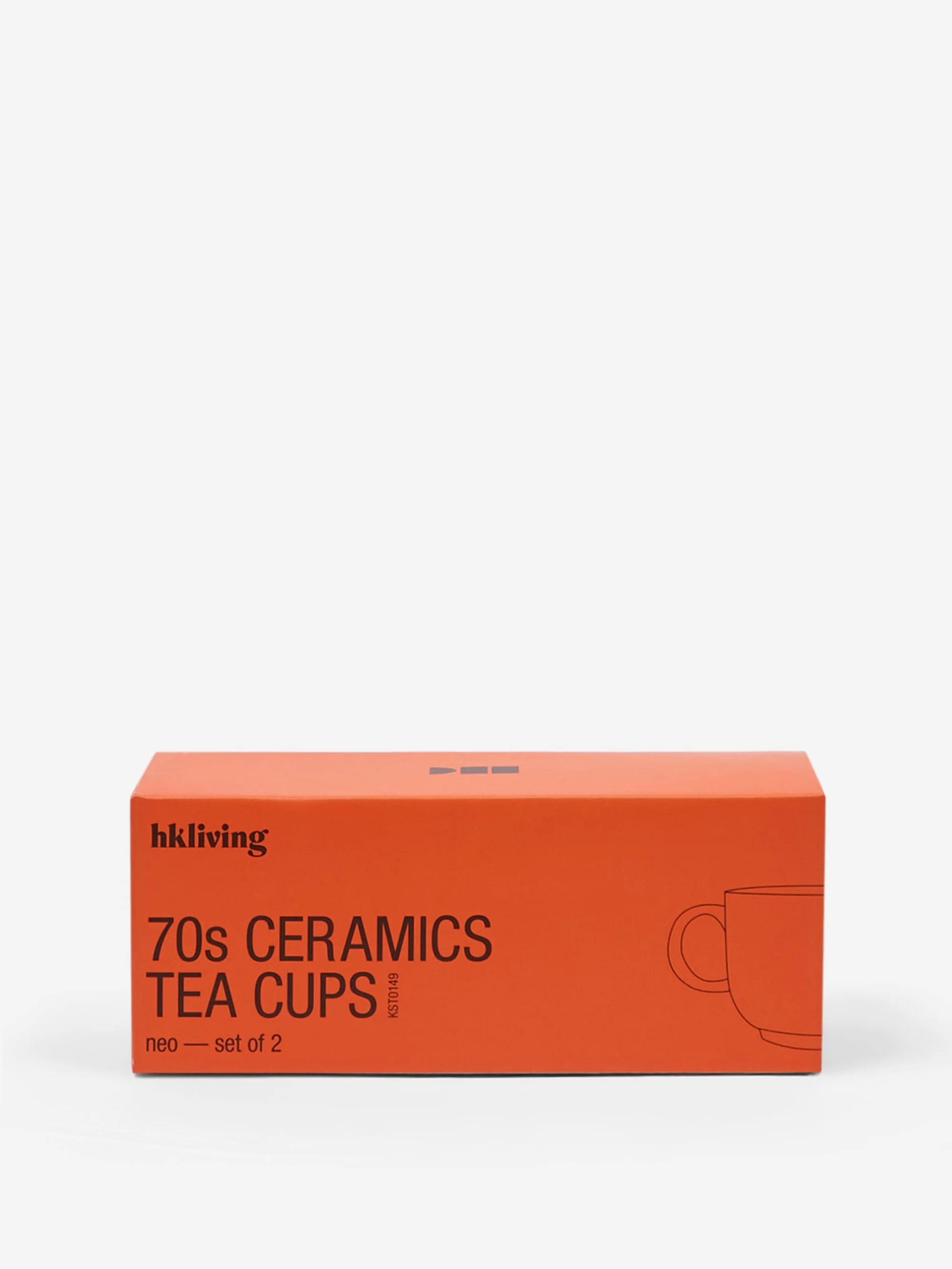 HKLiving 70's Ceramics Tea Cups (Set of Two) - Neo - Image 6