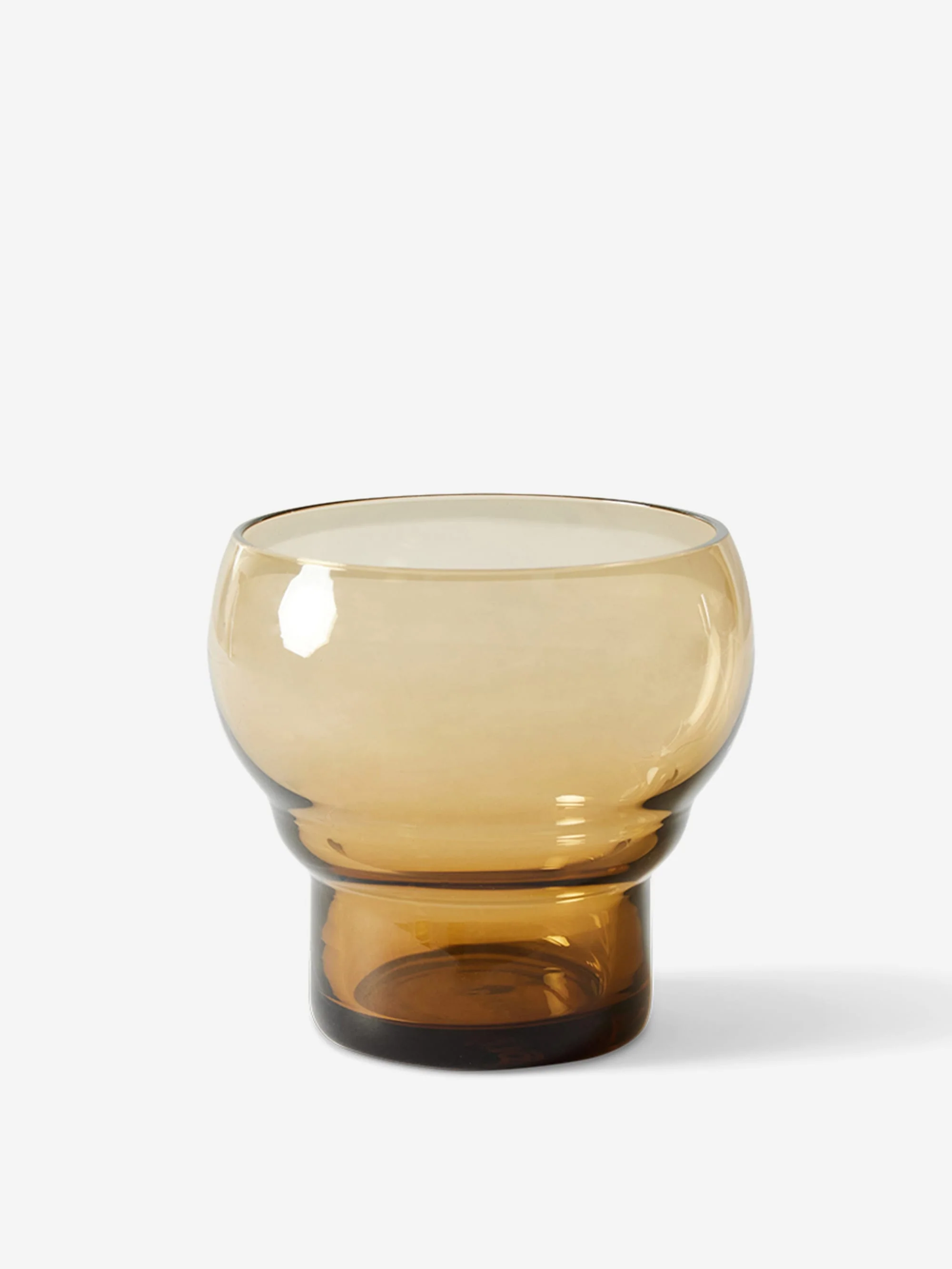 HKLiving 70s glassware: Bulb Glasses (set of 4) - Amber - Image 3