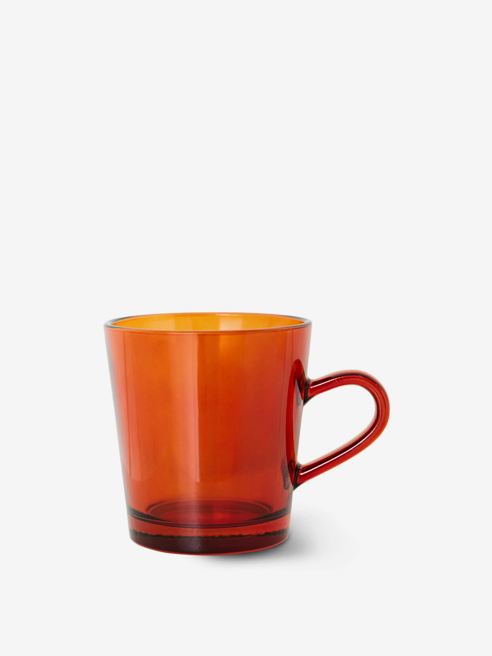 HKLiving 70s Glassware: Coffee Cups (Set of 4) - Amber Brown - Image 2