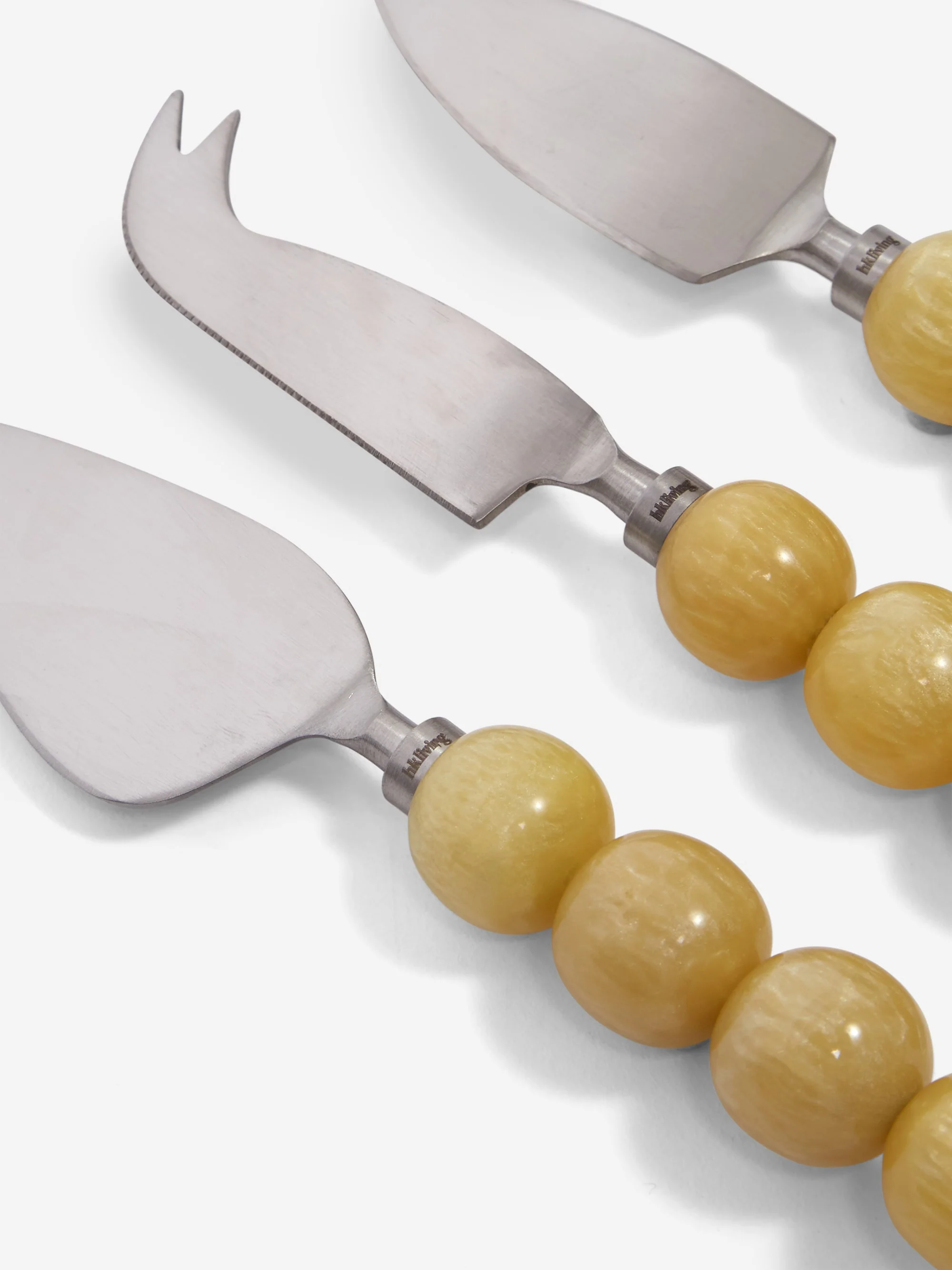 HKLiving Cheese Knives (Set of 3) - Lemon - Image 2