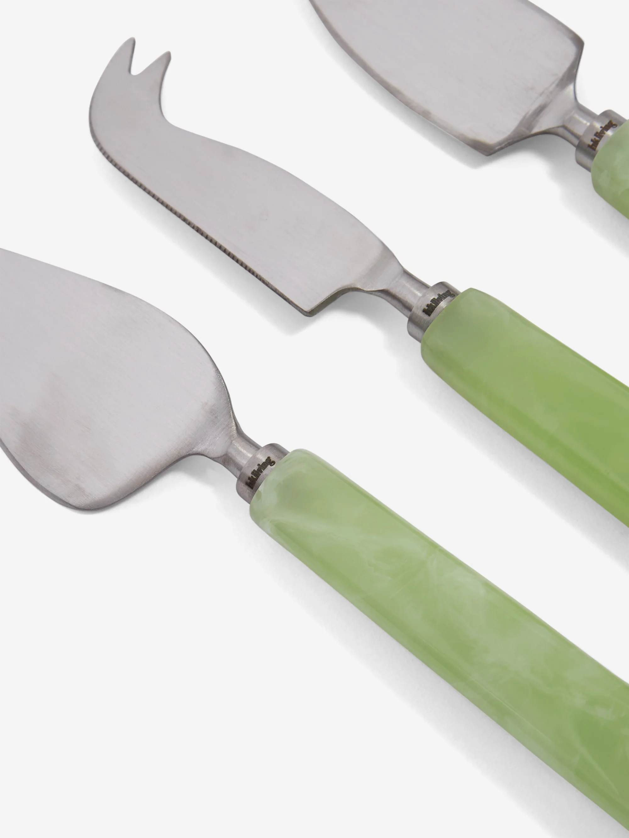 HKLiving Cheese Knives (Set of 3) - Sage - Image 2