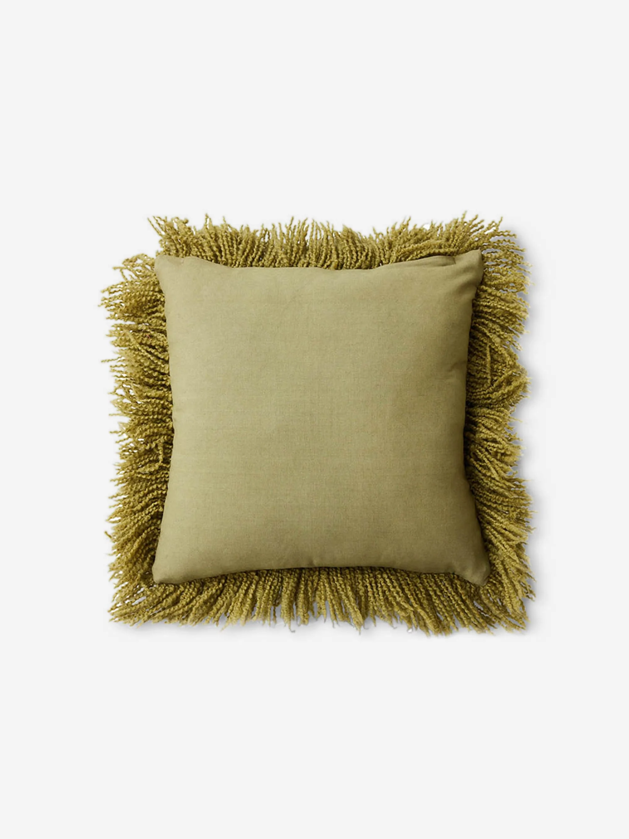 HKLiving Fluffy Cushion 50x50cm - Olive - Image 2
