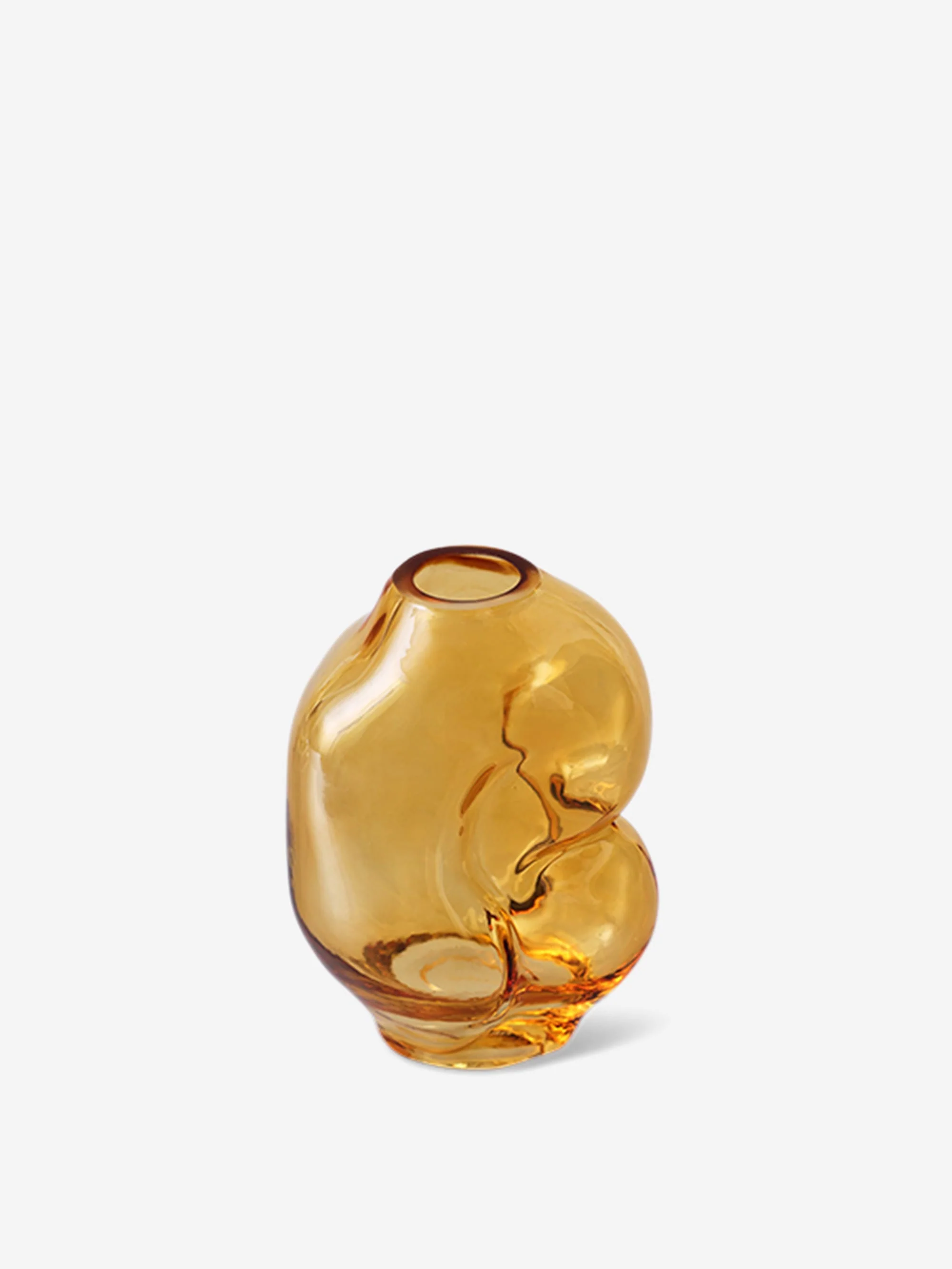 HKLiving Gleam Glass Small Vase - Amber - Image 2