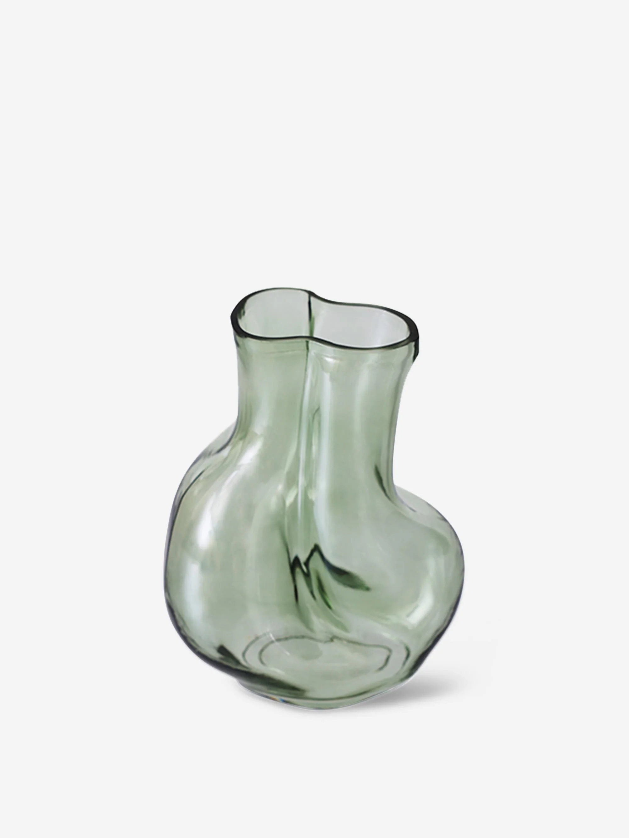 HKLiving Gleam Glass Small Vase - Olive - Image 3