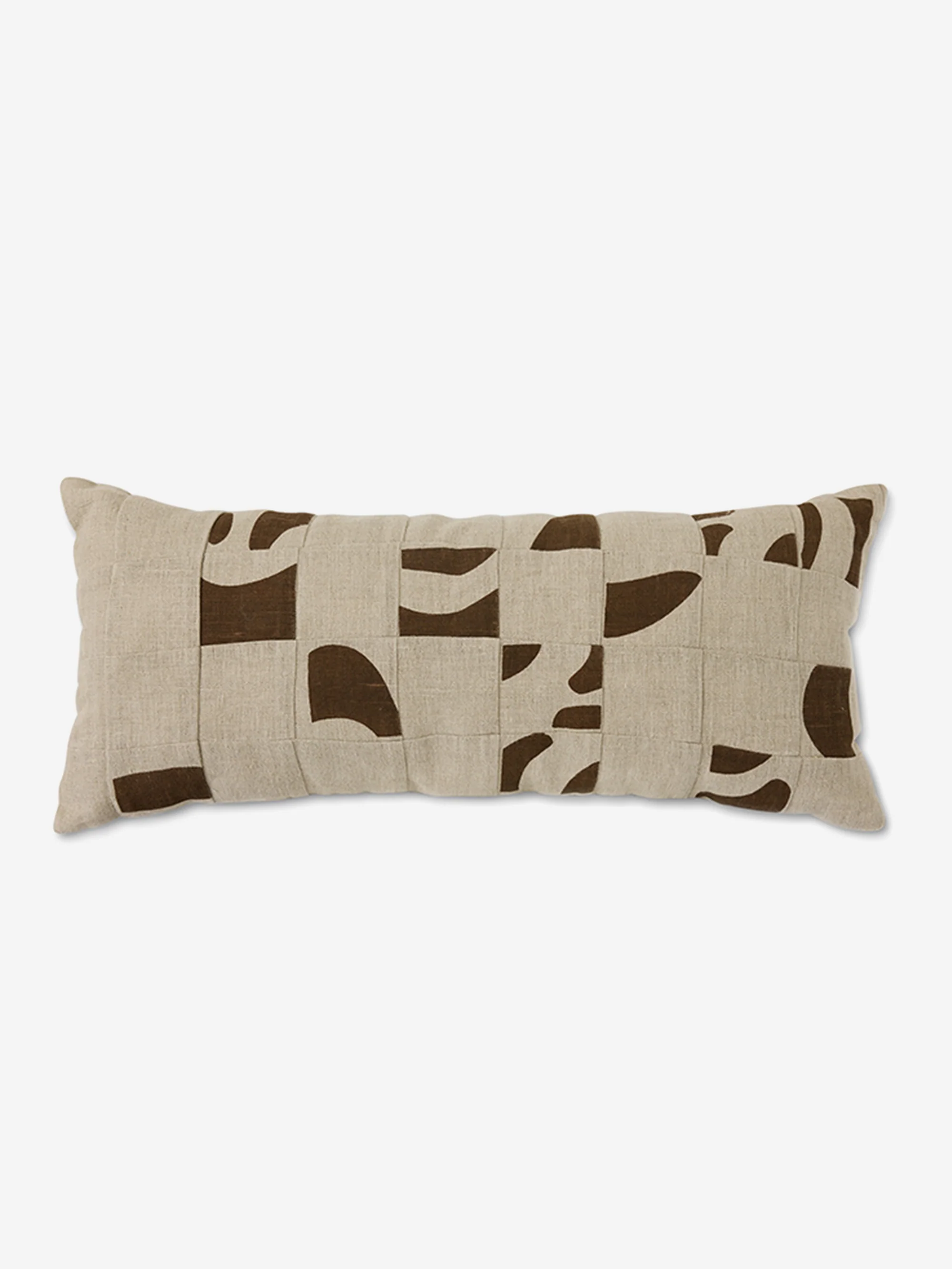 HKLiving Natural Patched Cushion - 70x30cm