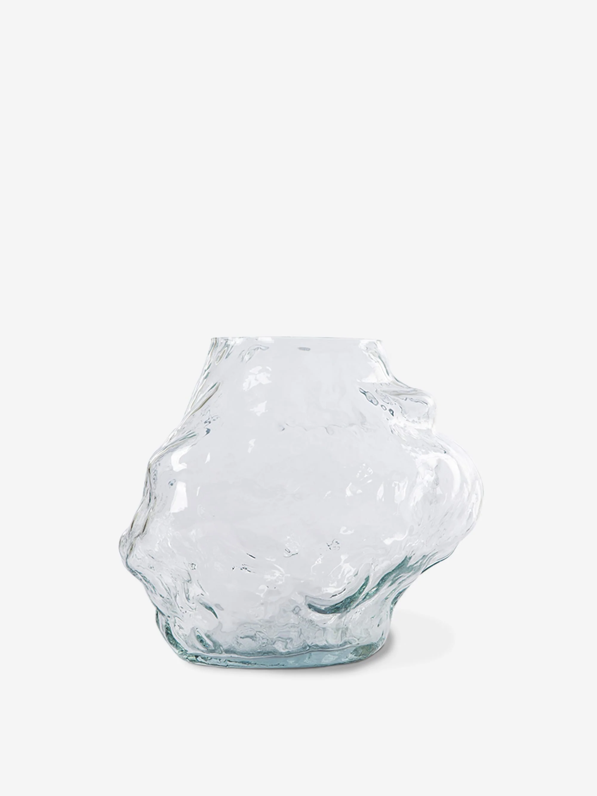 HKLiving Objects: Cloud Vase Low - Clear Glass - Image 2