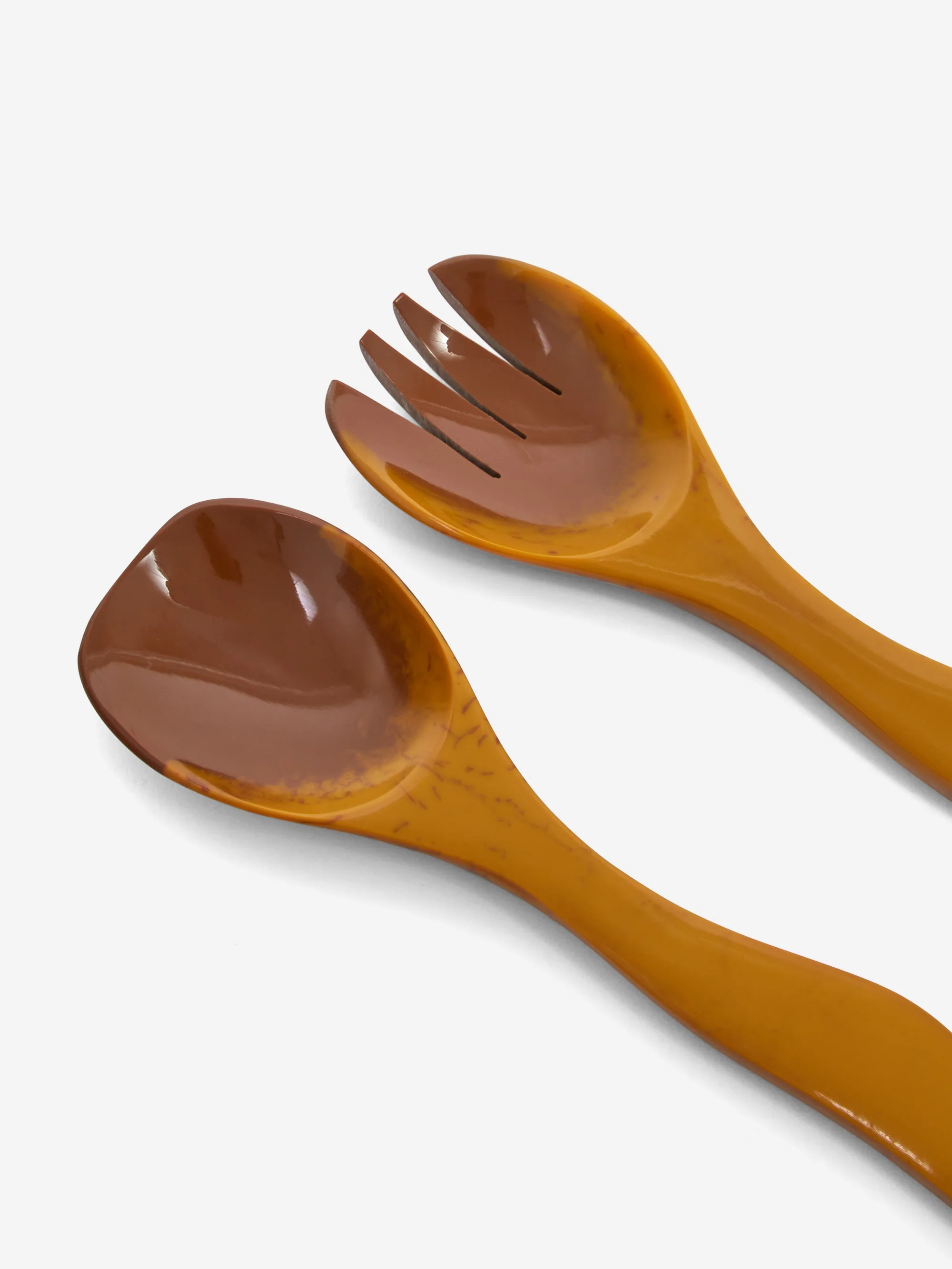 HKLiving Salad Cutlery (Set of Two) - Ochre - Image 2