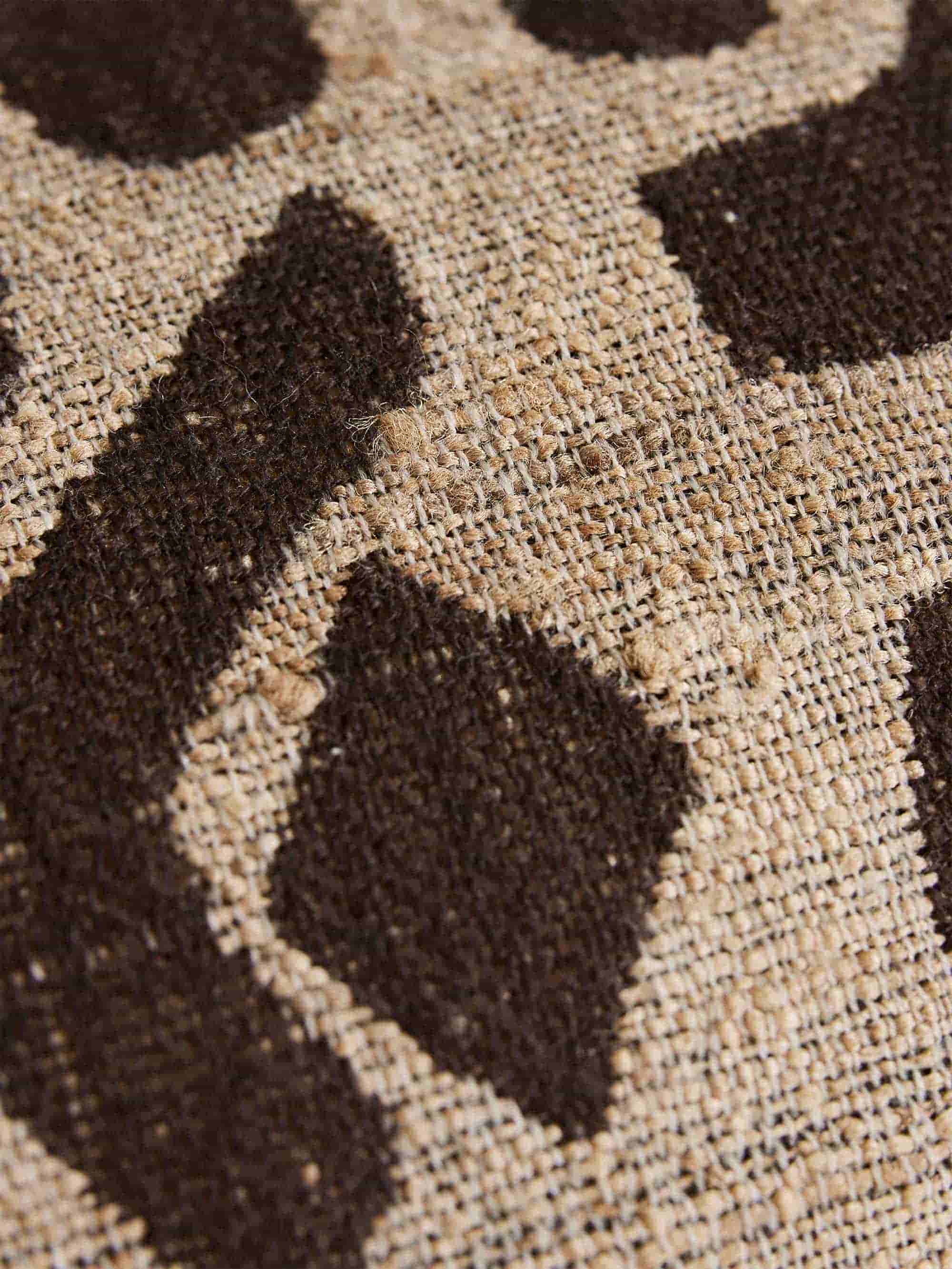 HKLiving Silk Cushion 40x25cm - Rustic - Image 2