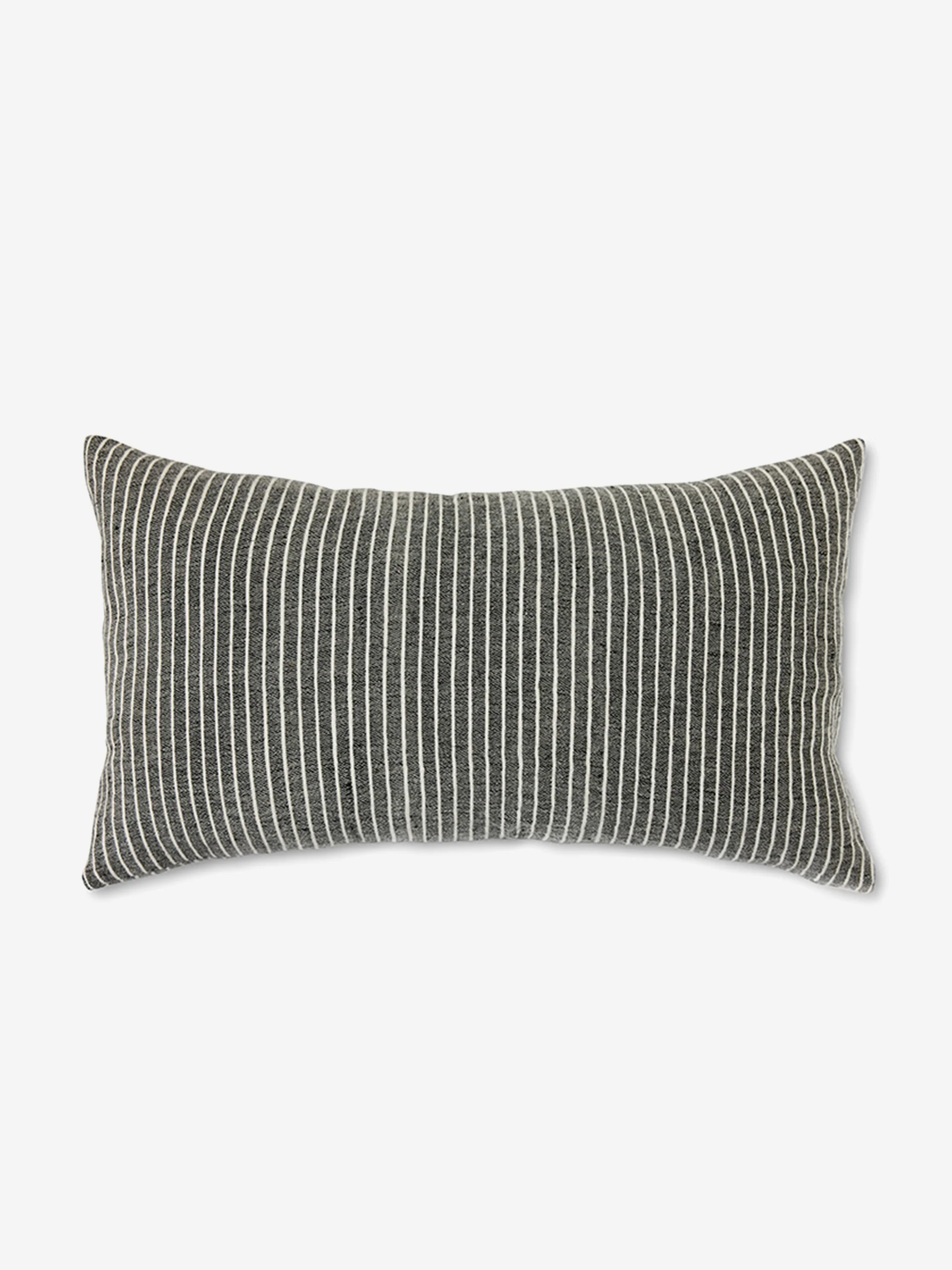 HKLiving Striped Cushion Monochrome - 70x40cm
