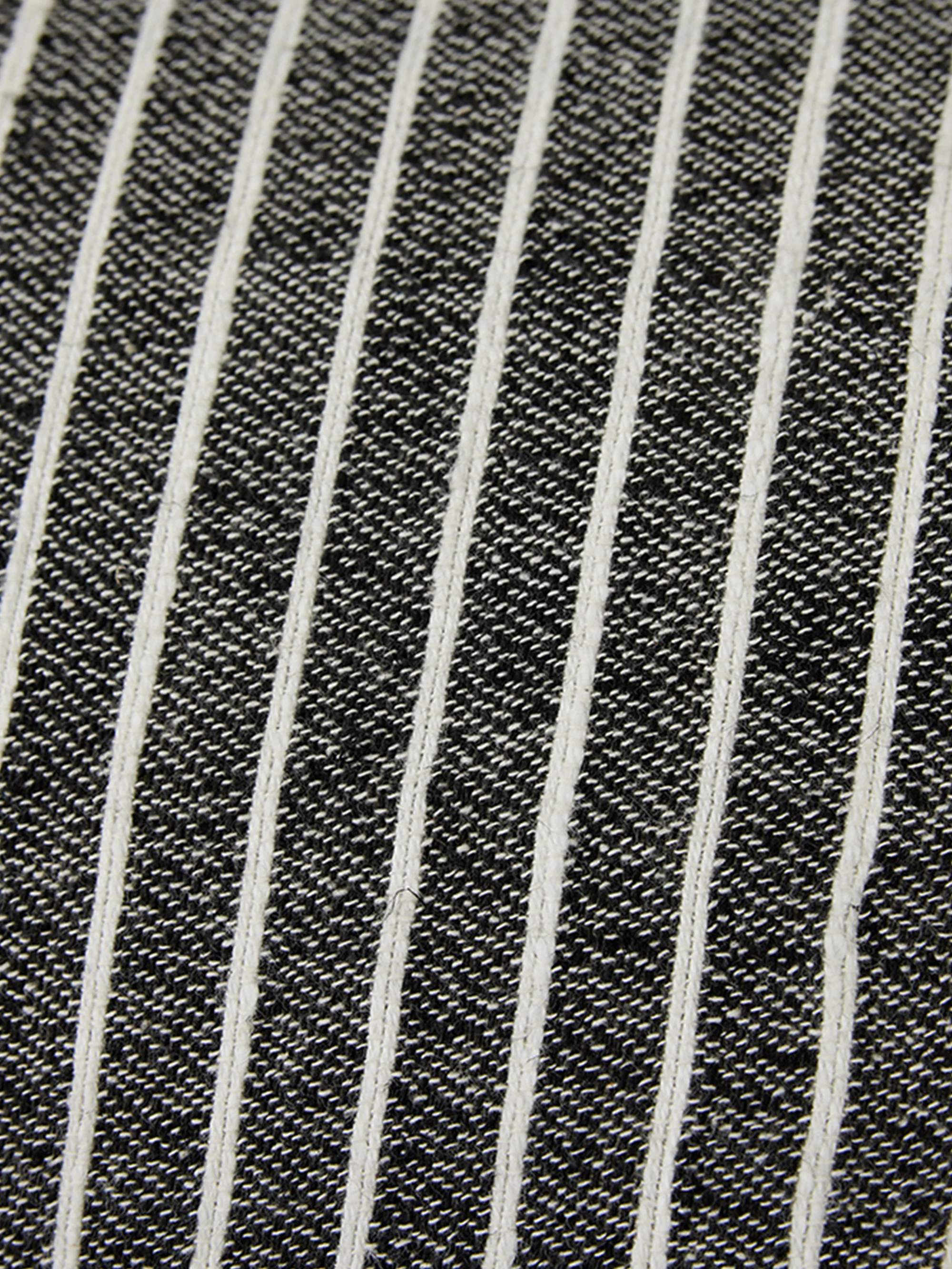 HKLiving Striped Cushion Monochrome - 70x40cm - Image 2