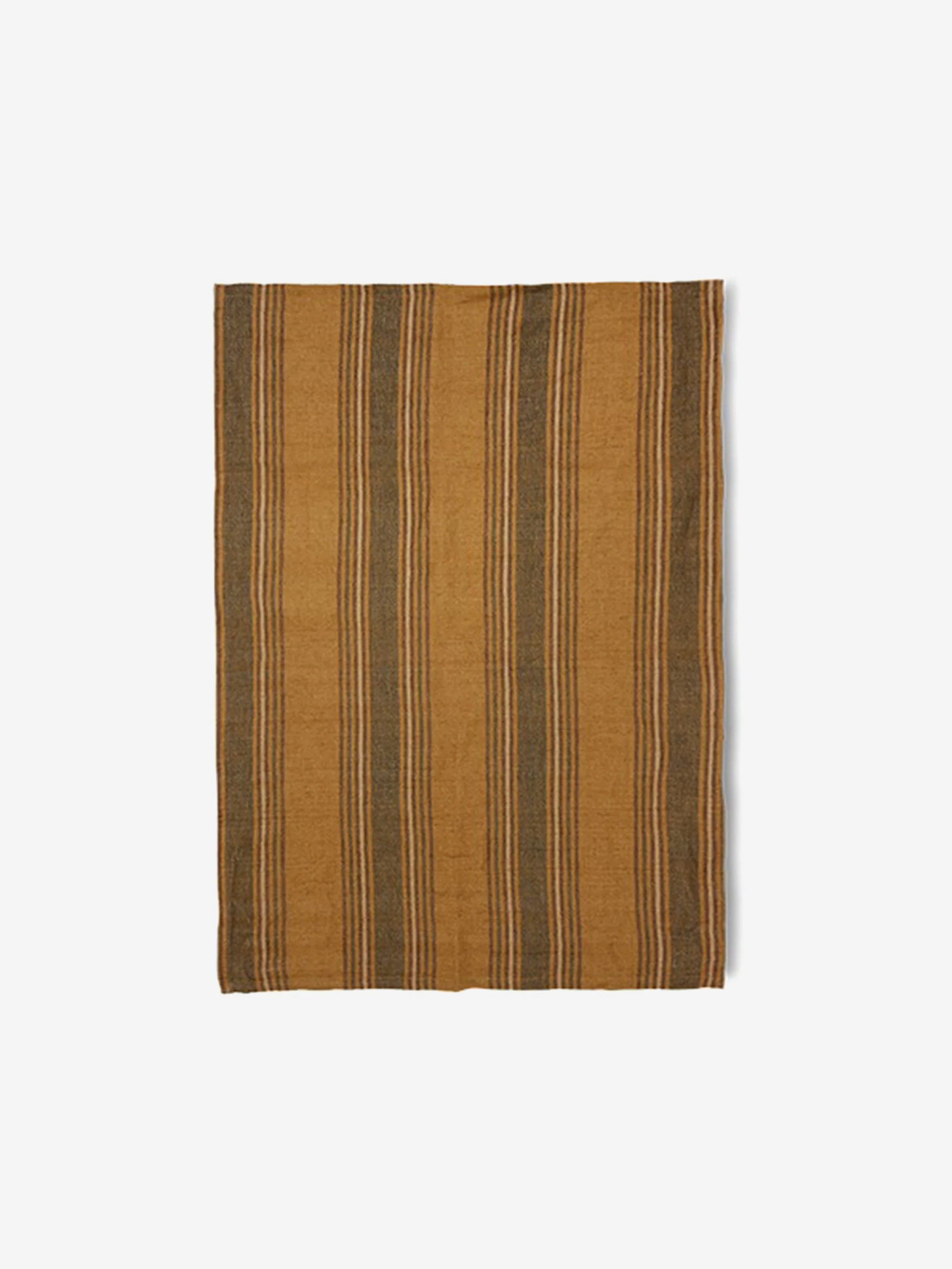 HKLiving Vida Striped Tea Towel - Amber/Grey