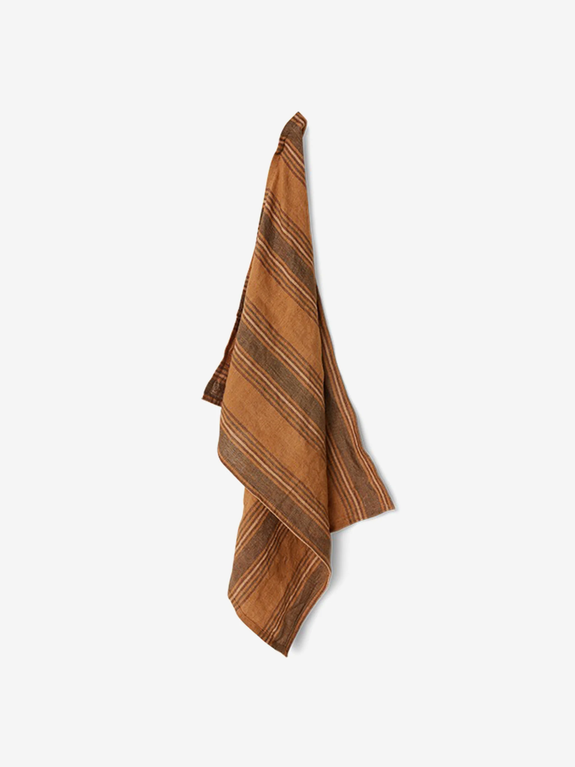 HKLiving Vida Striped Tea Towel - Amber/Grey - Image 2