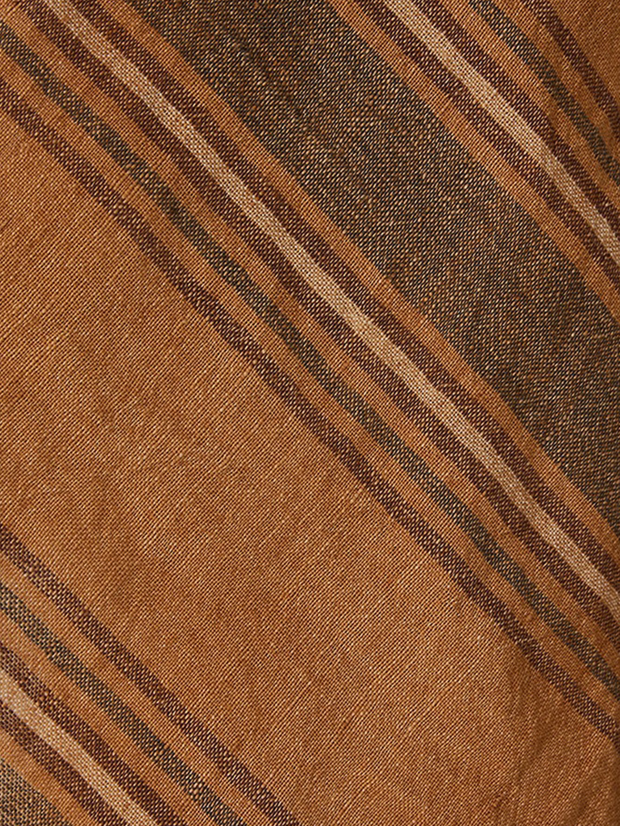HKLiving Vida Striped Tea Towel - Amber/Grey - Image 3