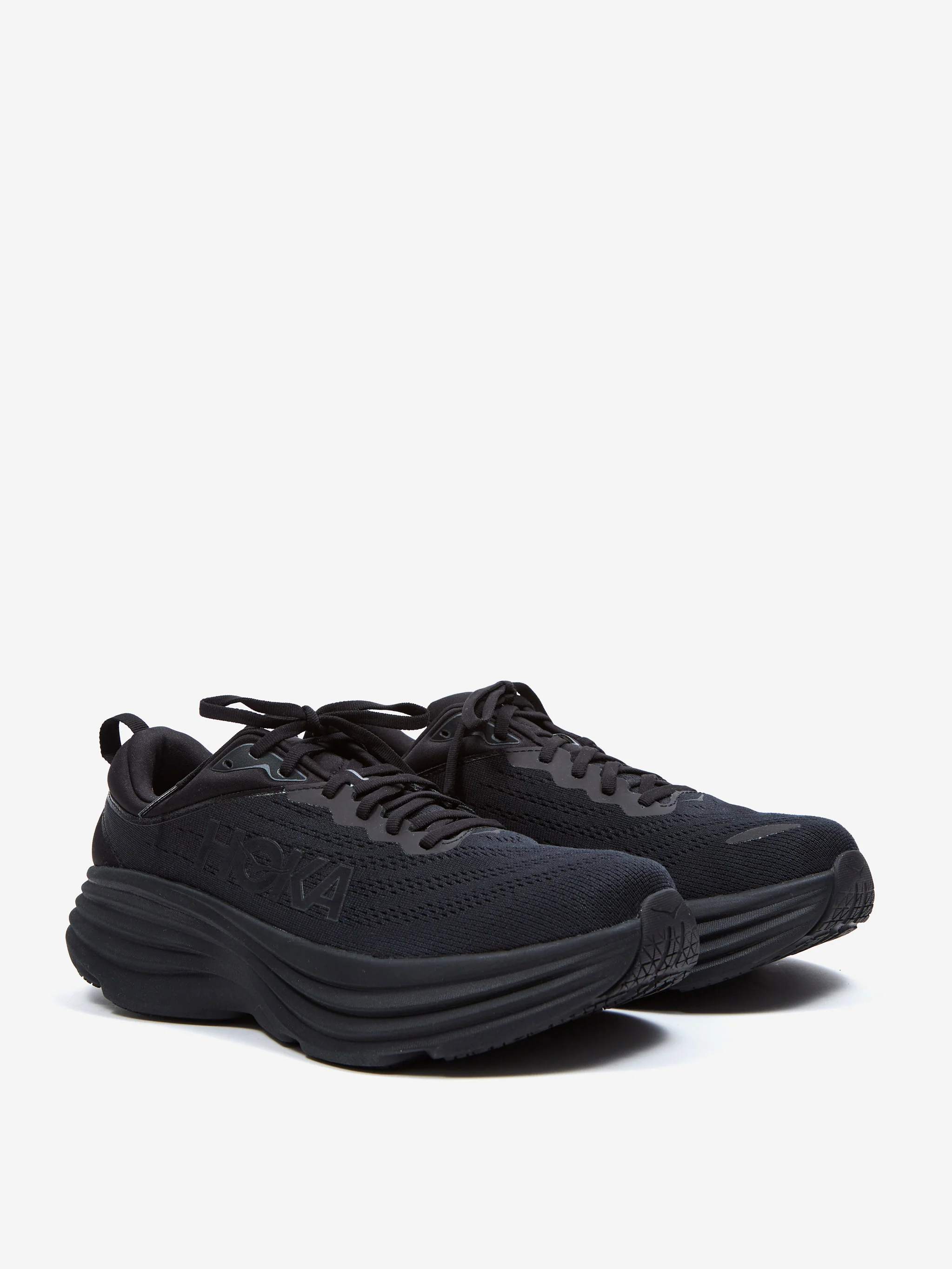 Hoka One One Bondi 8 - Black/Black - Image 2