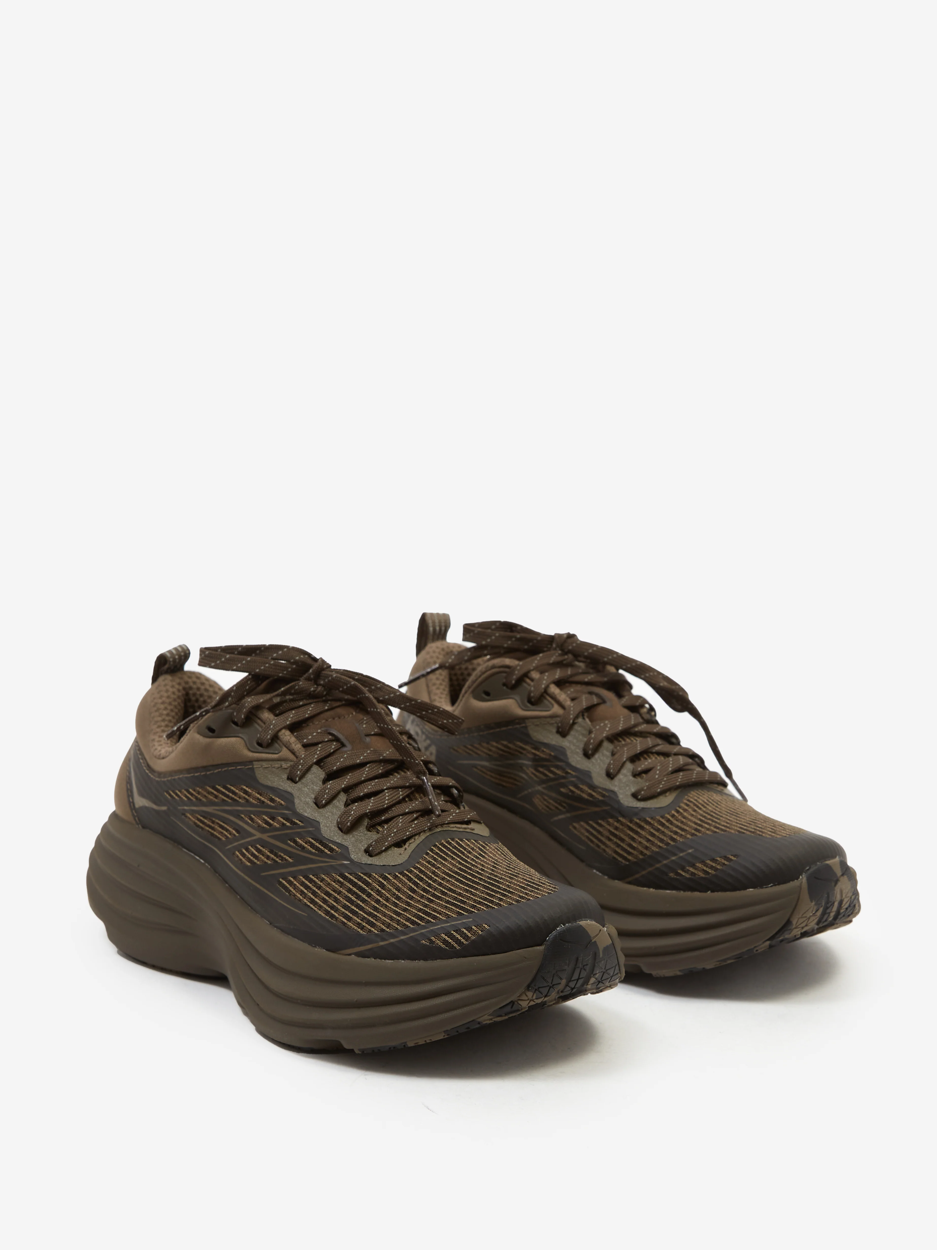 Hoka One One U Bondi 8 TS Caged - Umber/Deep Umber - Image 2
