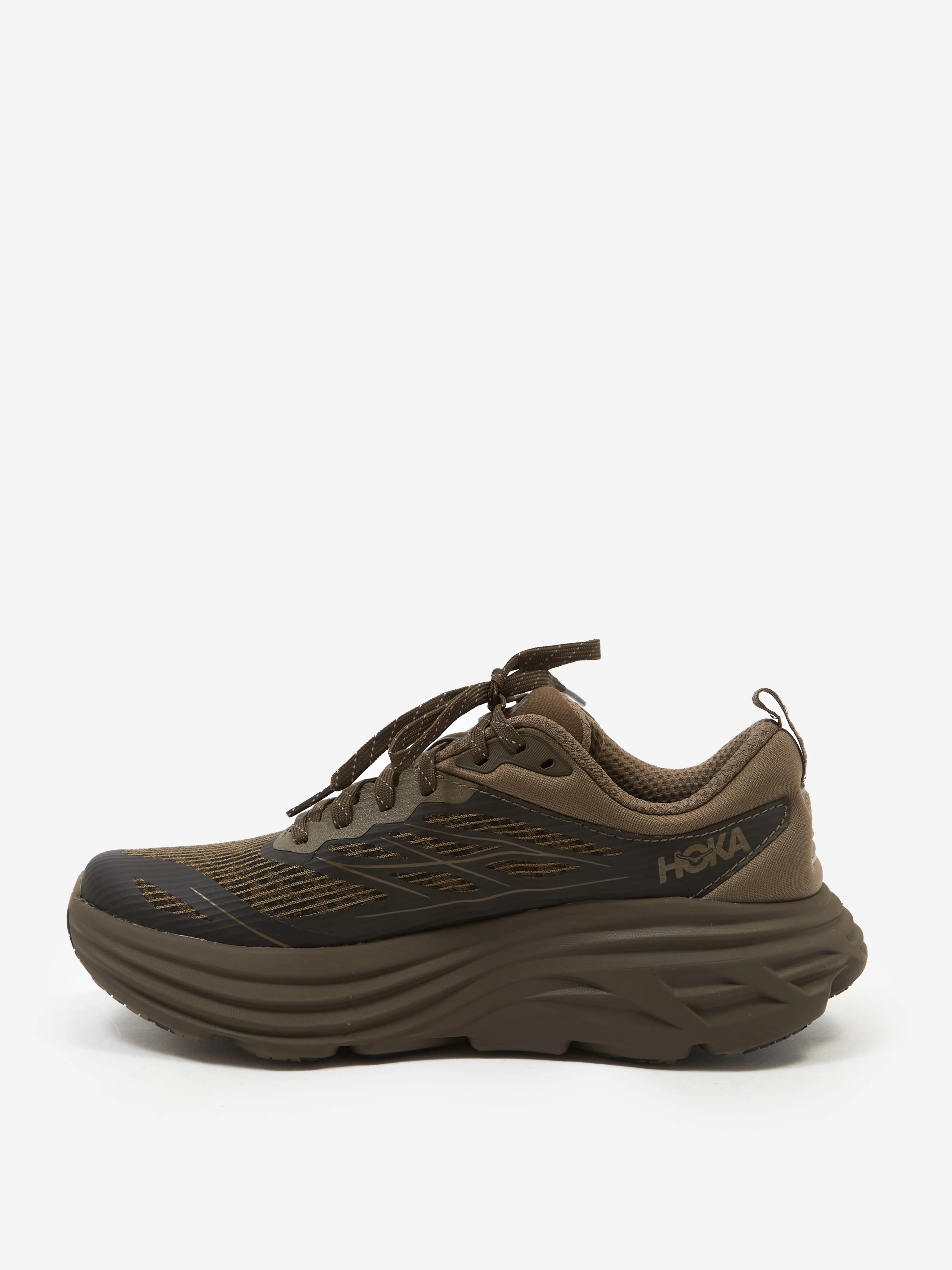 Hoka One One U Bondi 8 TS Caged - Umber/Deep Umber - Image 4