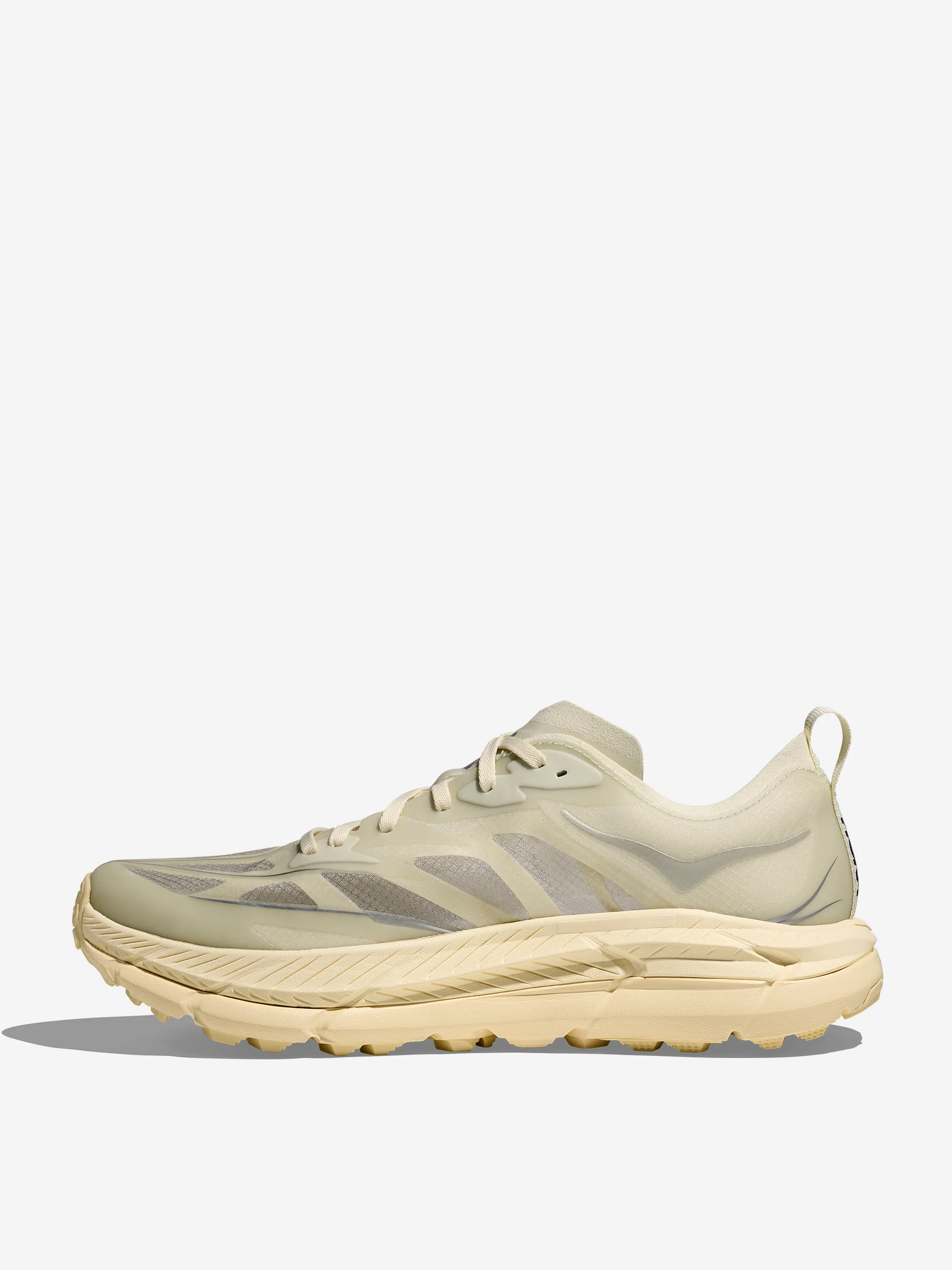 Hoka One One U Mafate Speed 4 Lite - Truffle Salt / Vintage Yellow - Image 4