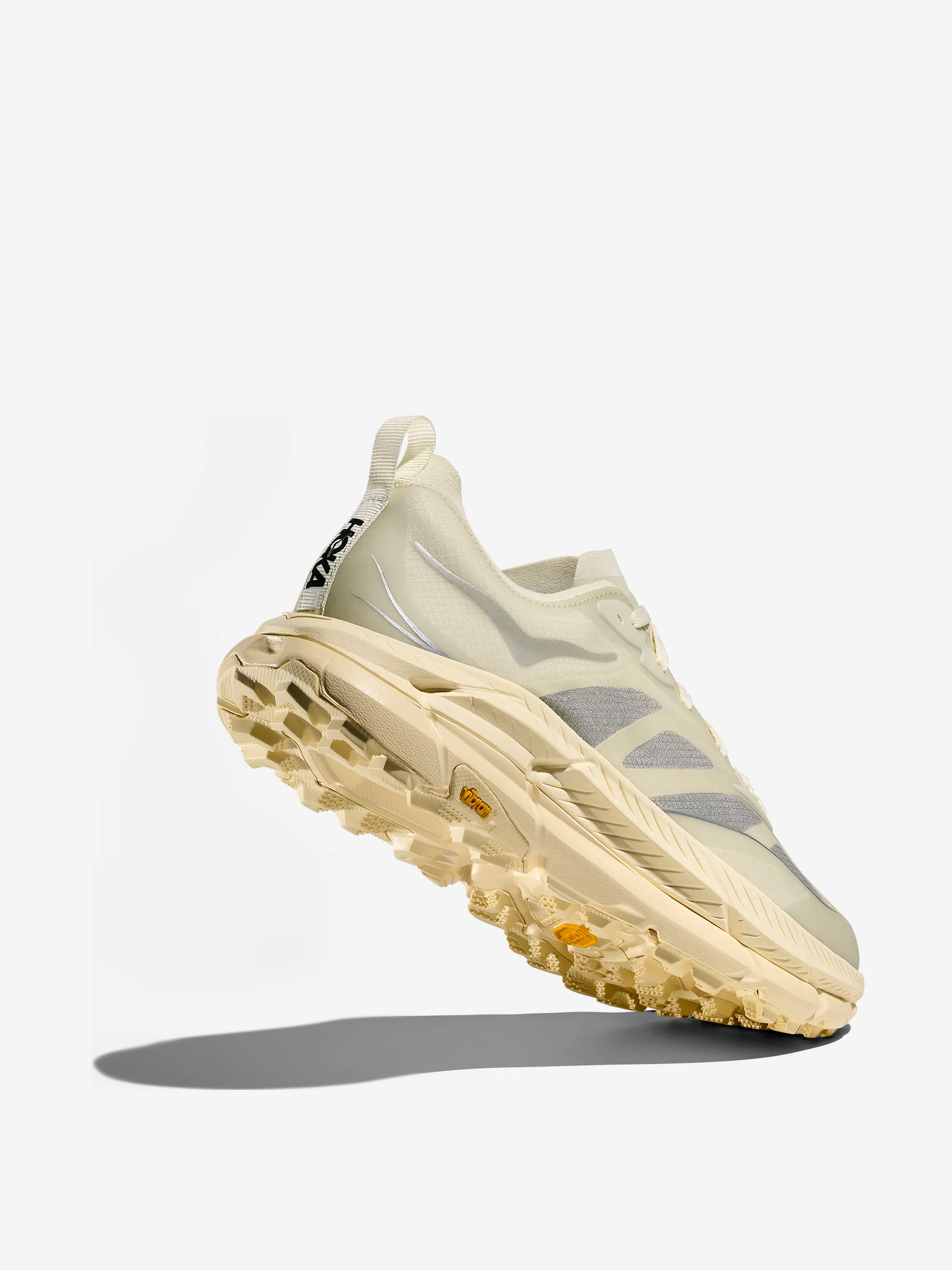 Hoka One One U Mafate Speed 4 Lite - Truffle Salt / Vintage Yellow - Image 5