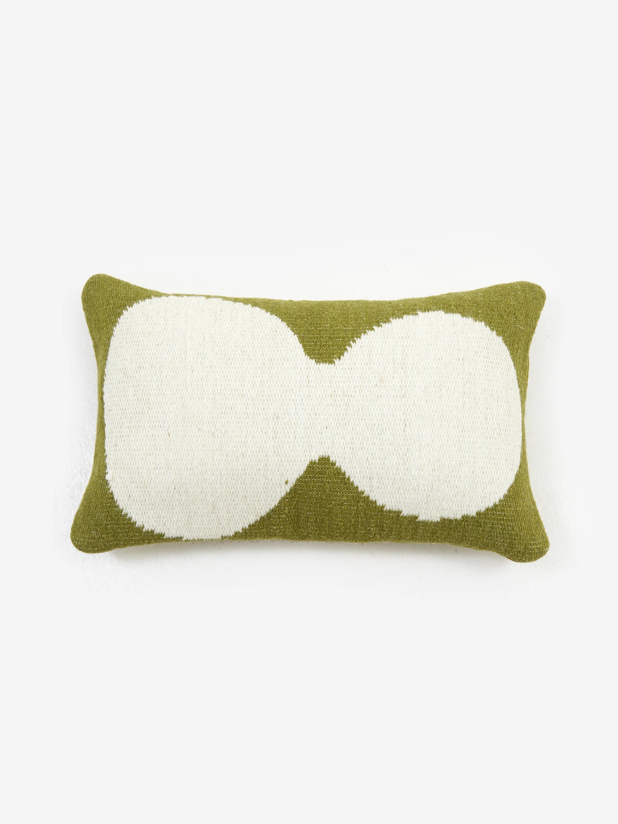 Homata Handwoven Bubble Shape Cushion Cover 30cm x 50cm - Olive