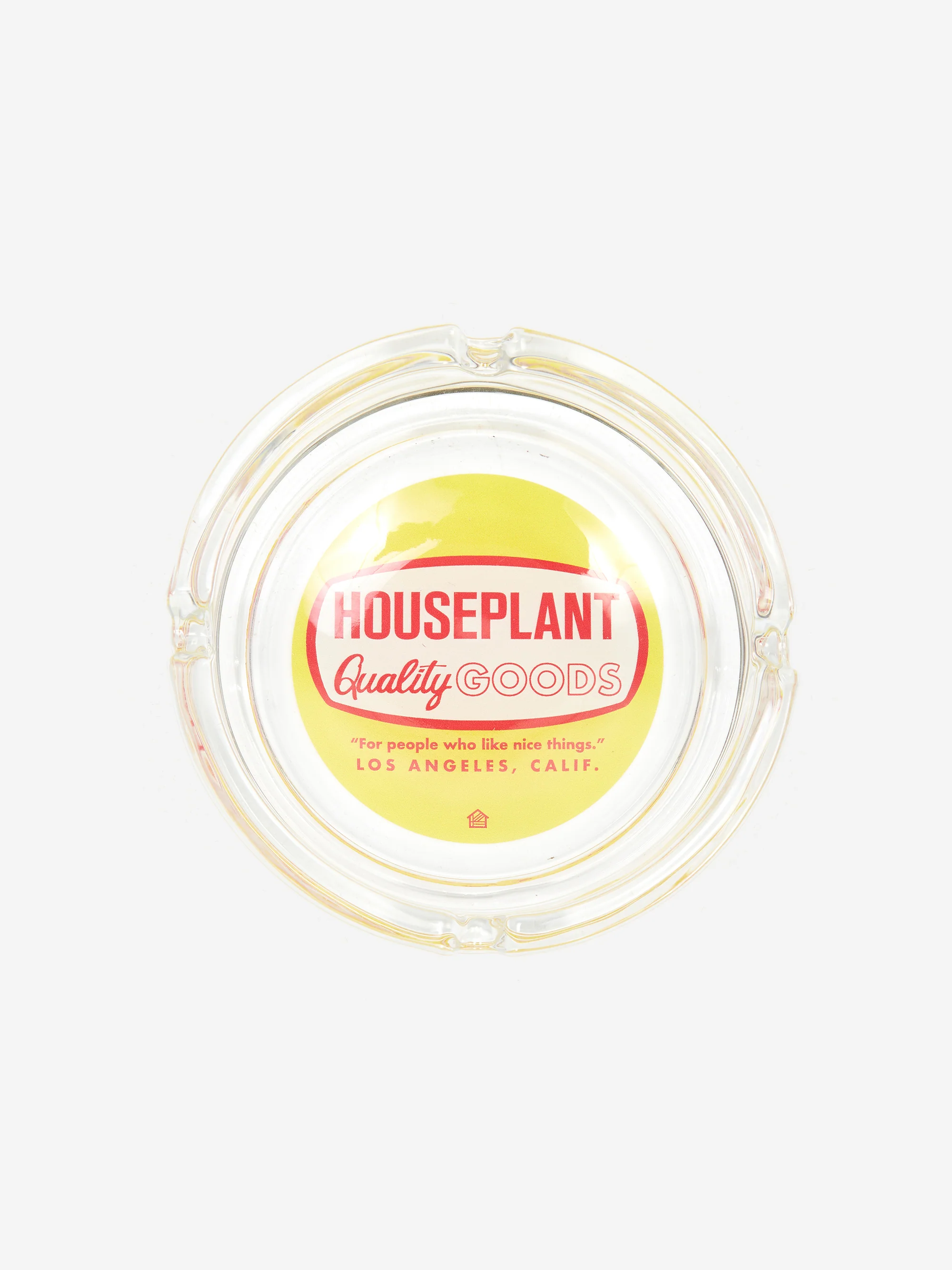 Houseplant by Seth Rogen Glass Ashtray - Yellow