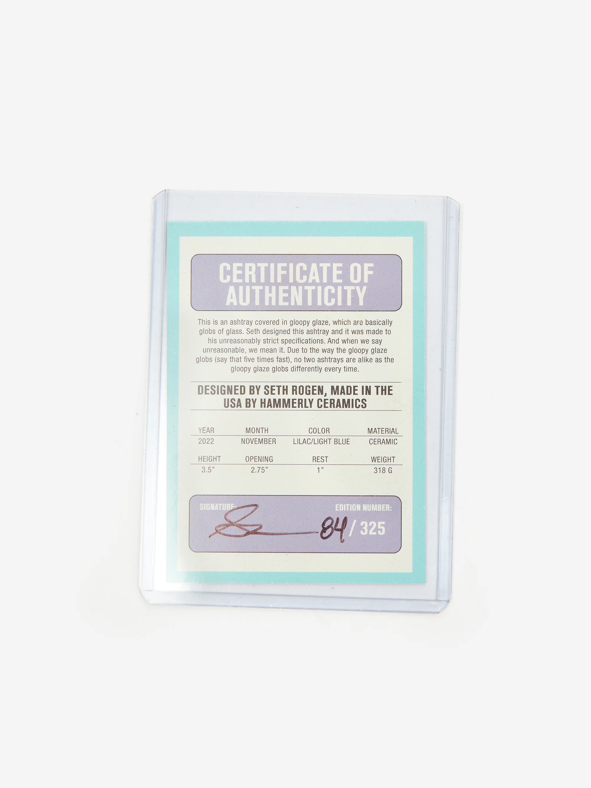 Houseplant by Seth Rogen Limited Edition Gloopy Ashtray - Blue/Lilac - Image 6