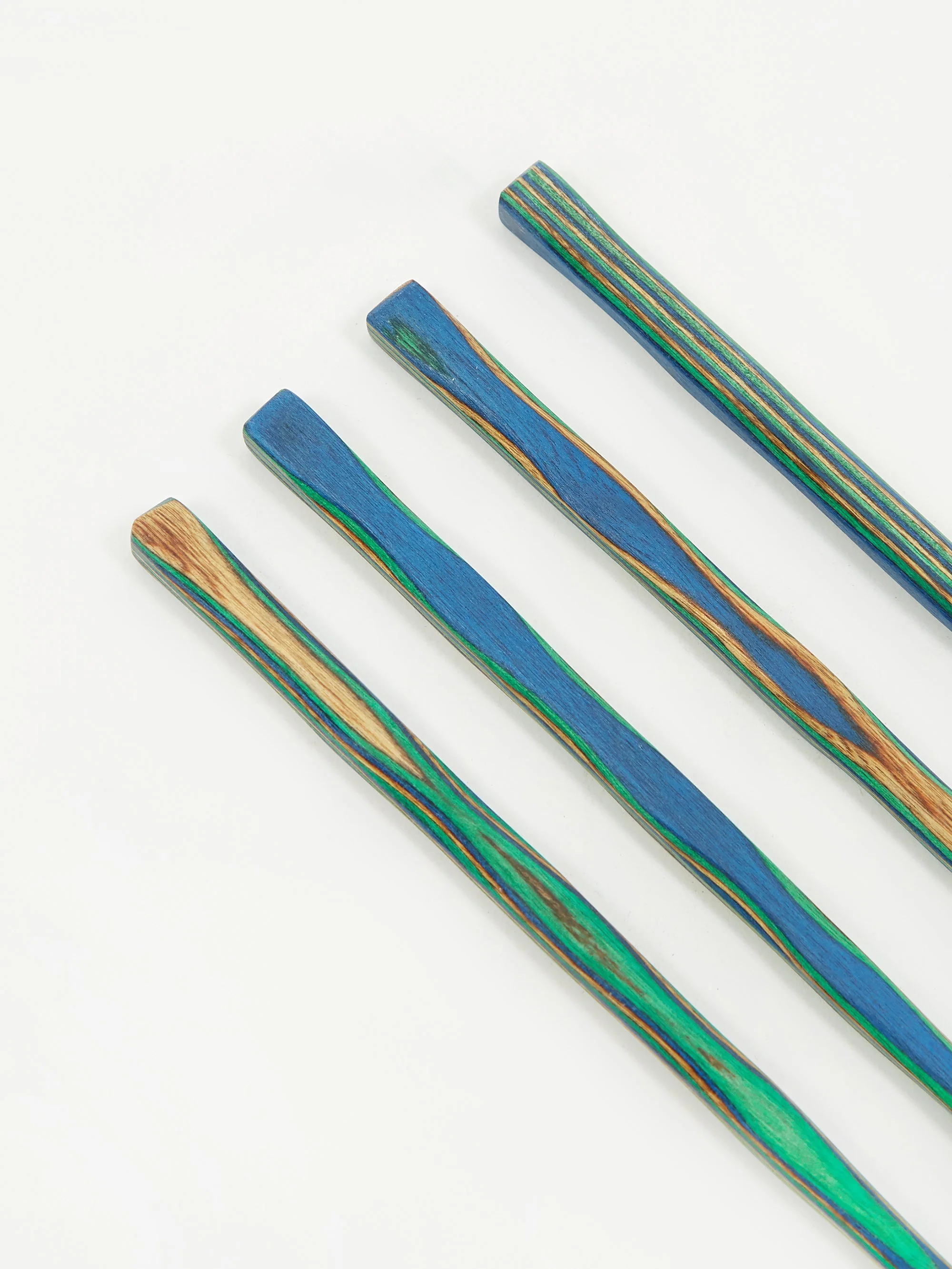 Island Bamboo Bamboo Pakka Chopsticks - Peacock - Image 2