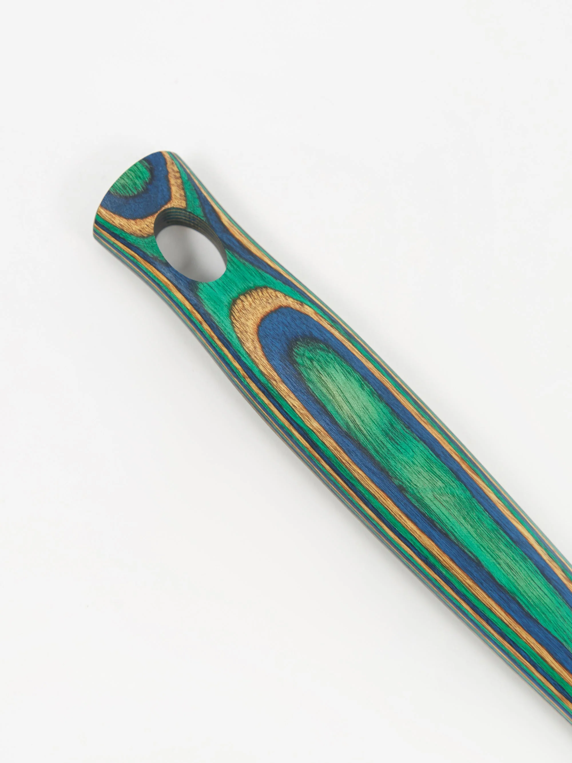 Island Bamboo Bamboo Pakka Spoon - Peacock - Image 3