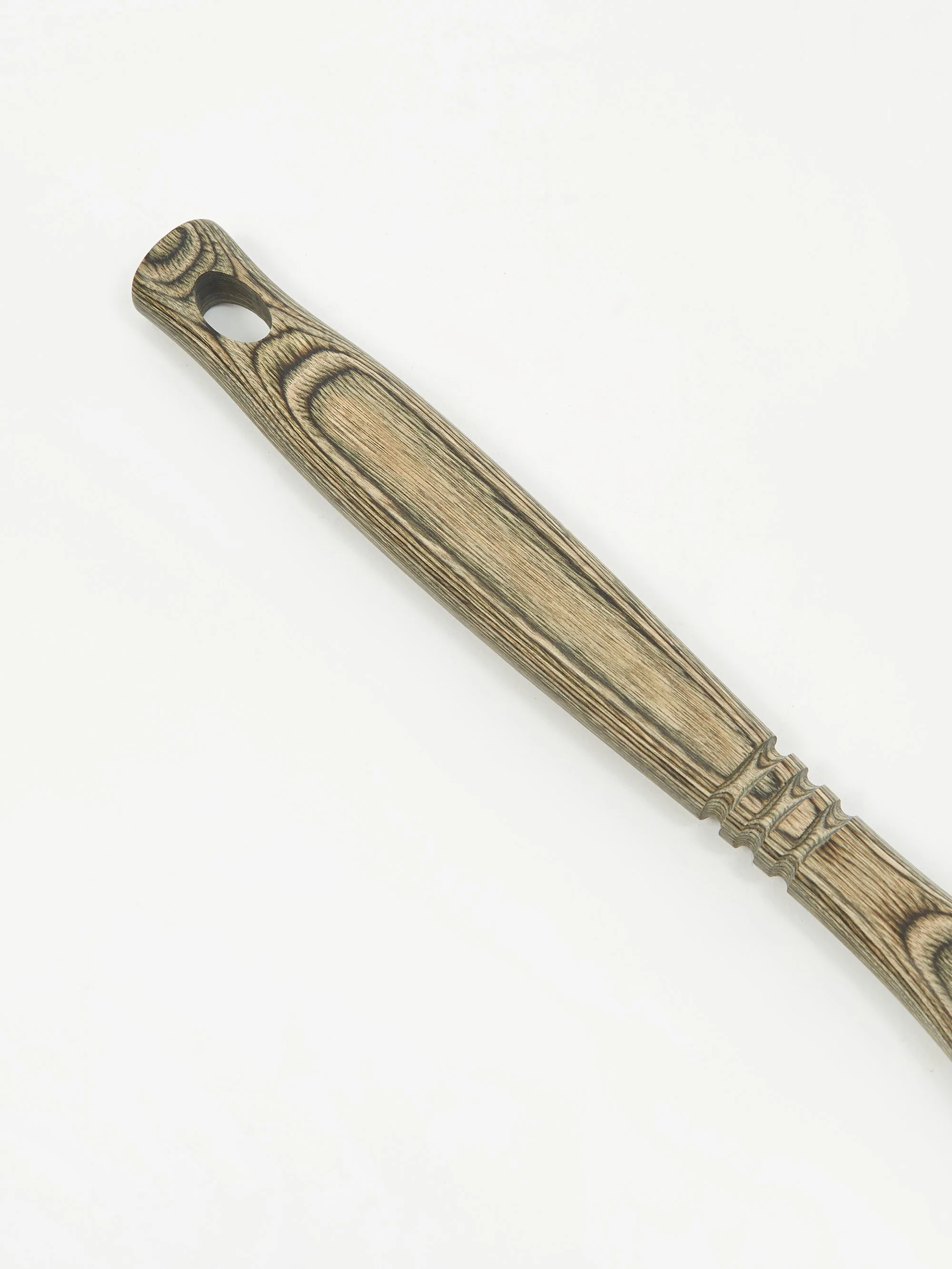 Island Bamboo Slotted Spoon - Black - Image 4
