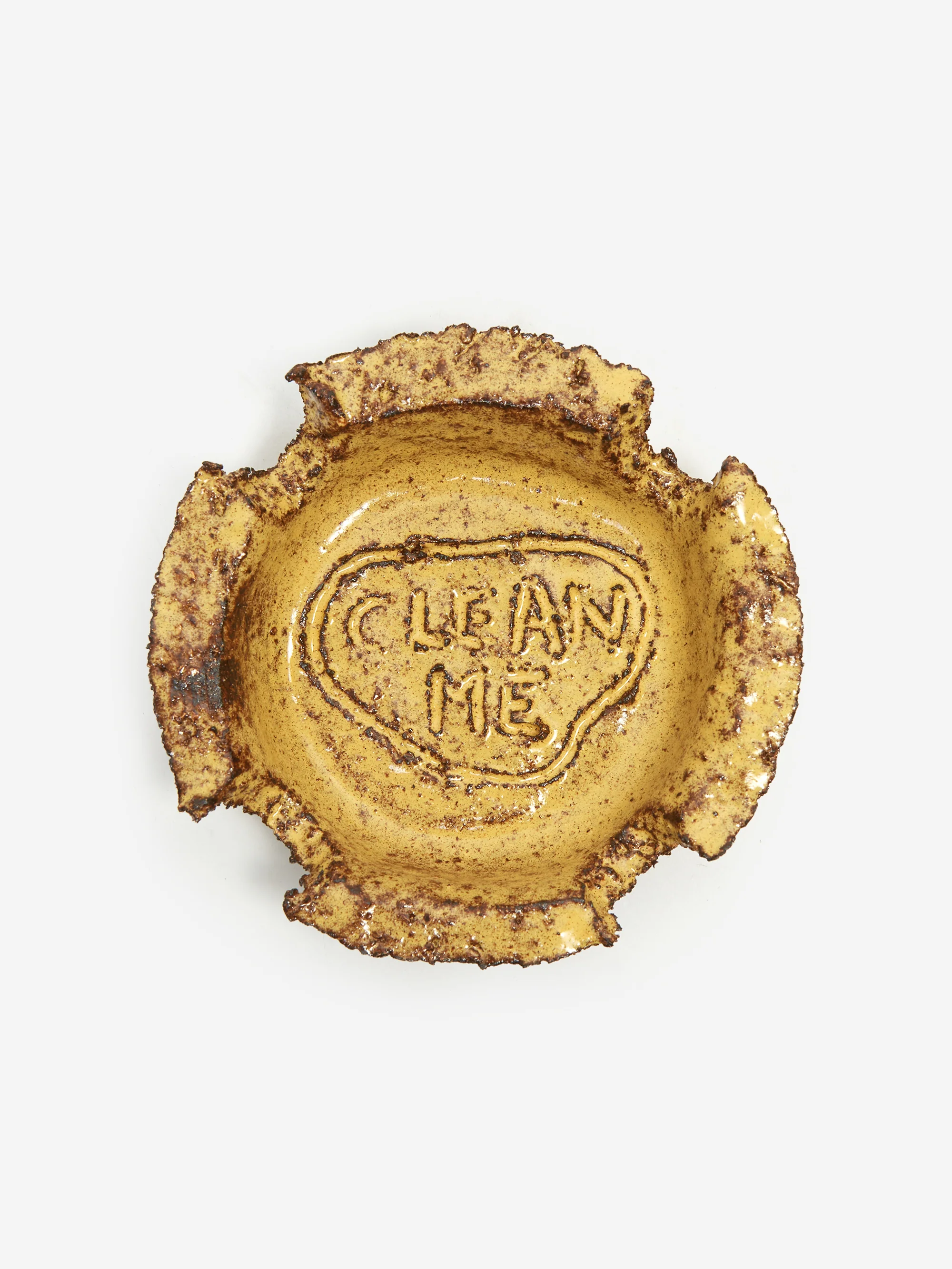 Joe Sweeney Handmade Clean Me Ashtray
