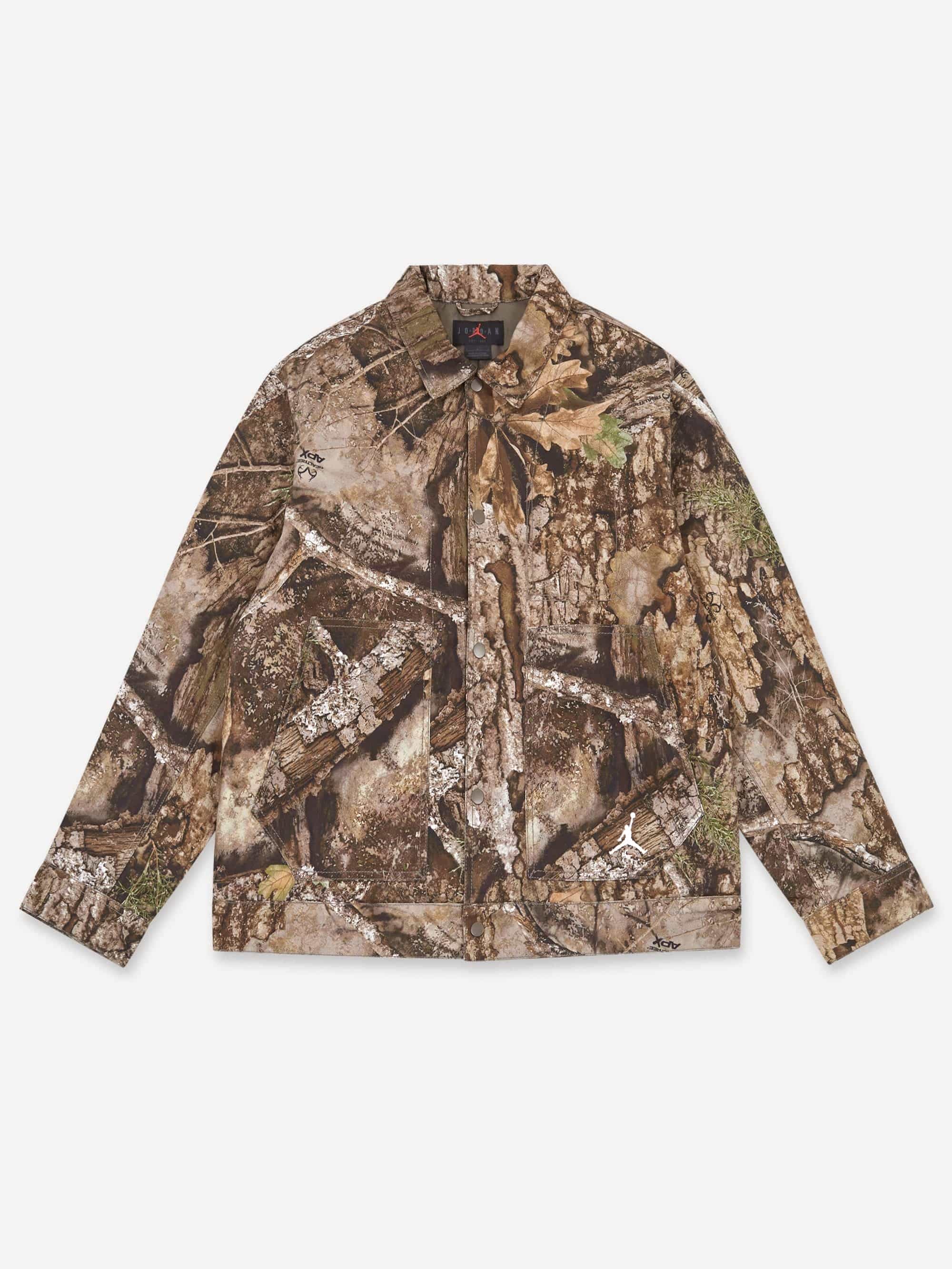 Jordan Brooklyn Flight Chicago Realtree Jacket - Medium Olive/Sail