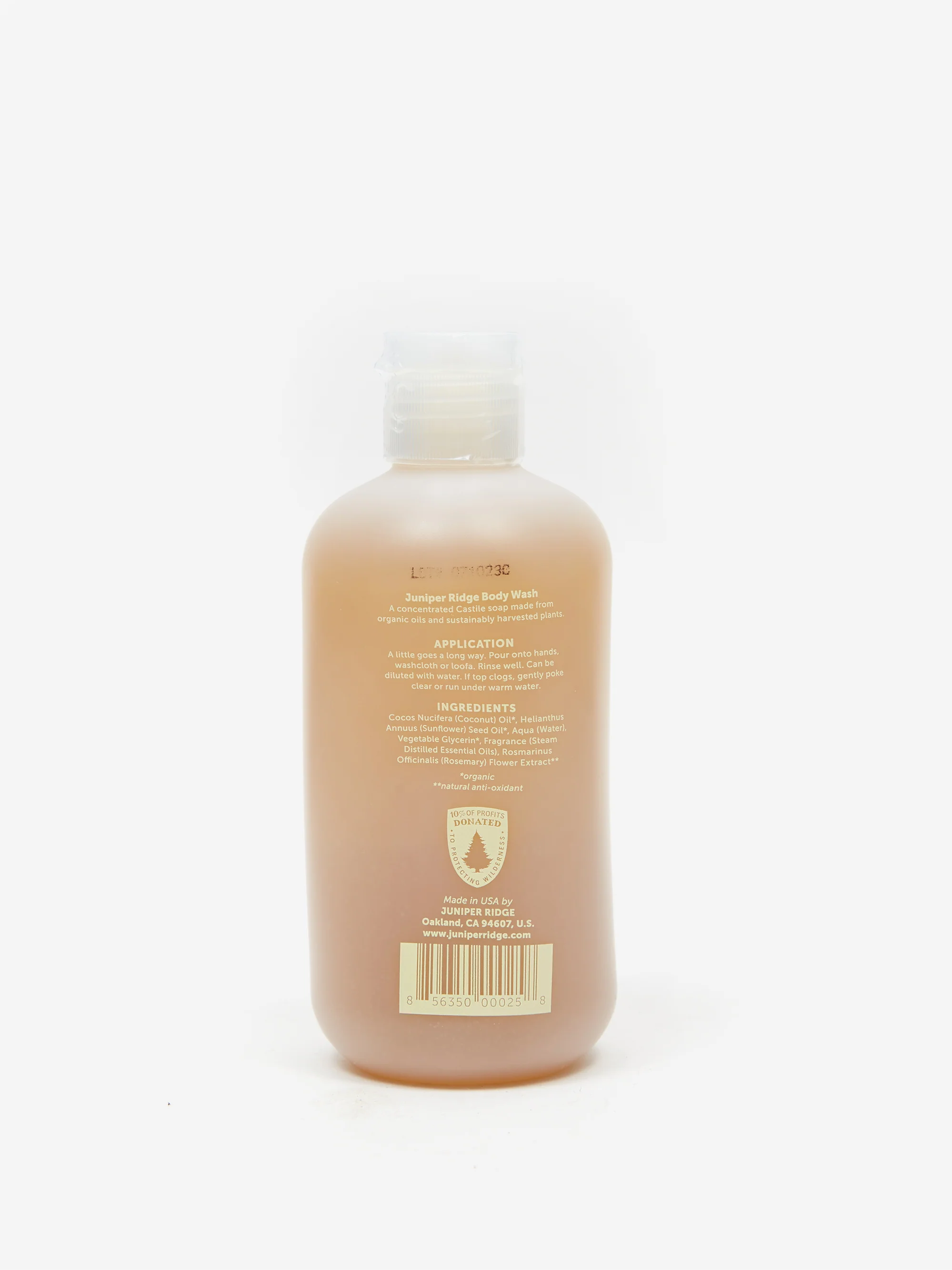 Juniper Ridge Body Wash - Cascade Forest 8oz - Image 2