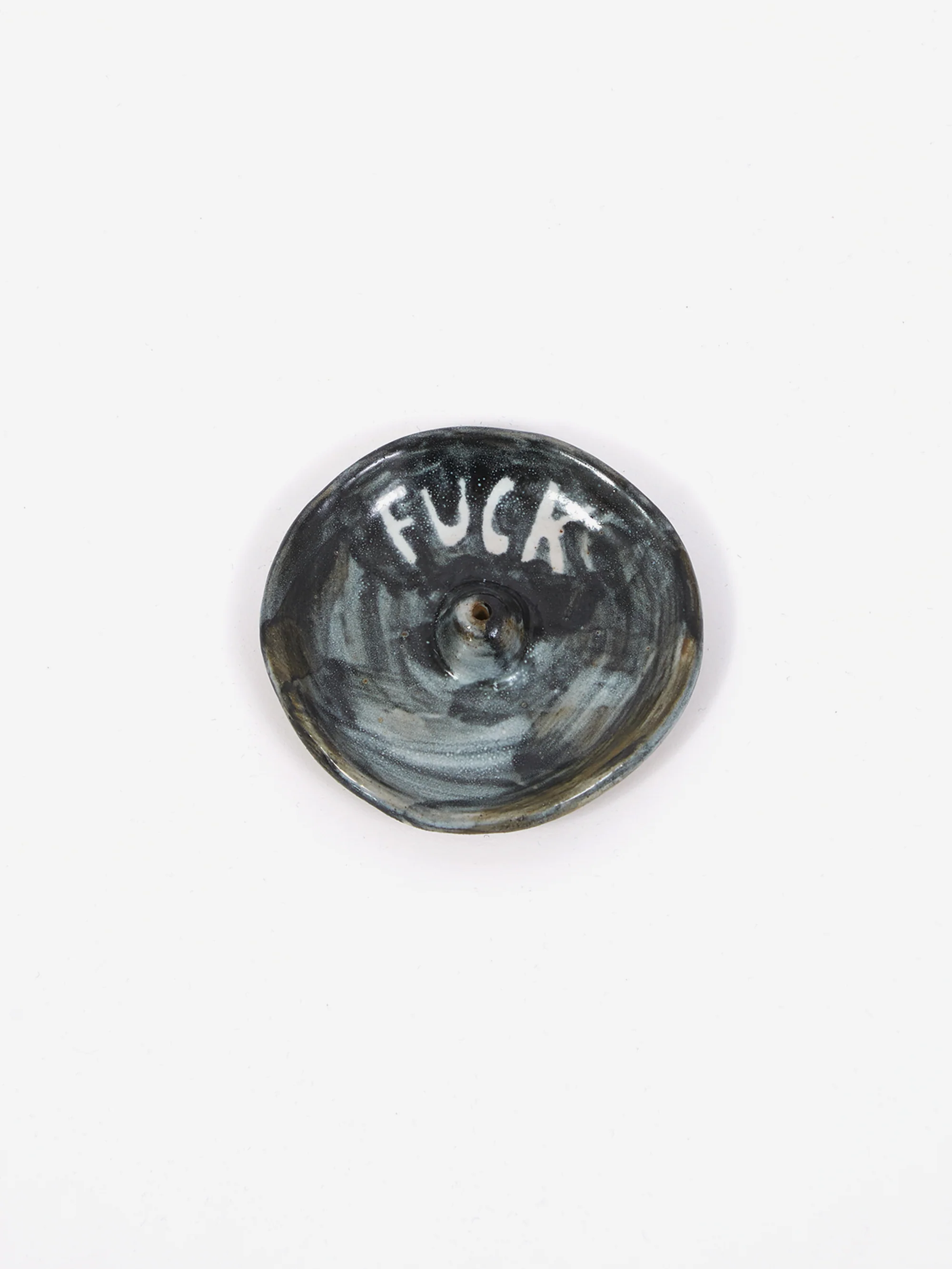 KANA x Goodhood Exclusive Handmade Fuck Incense Dish - Black - Image 2