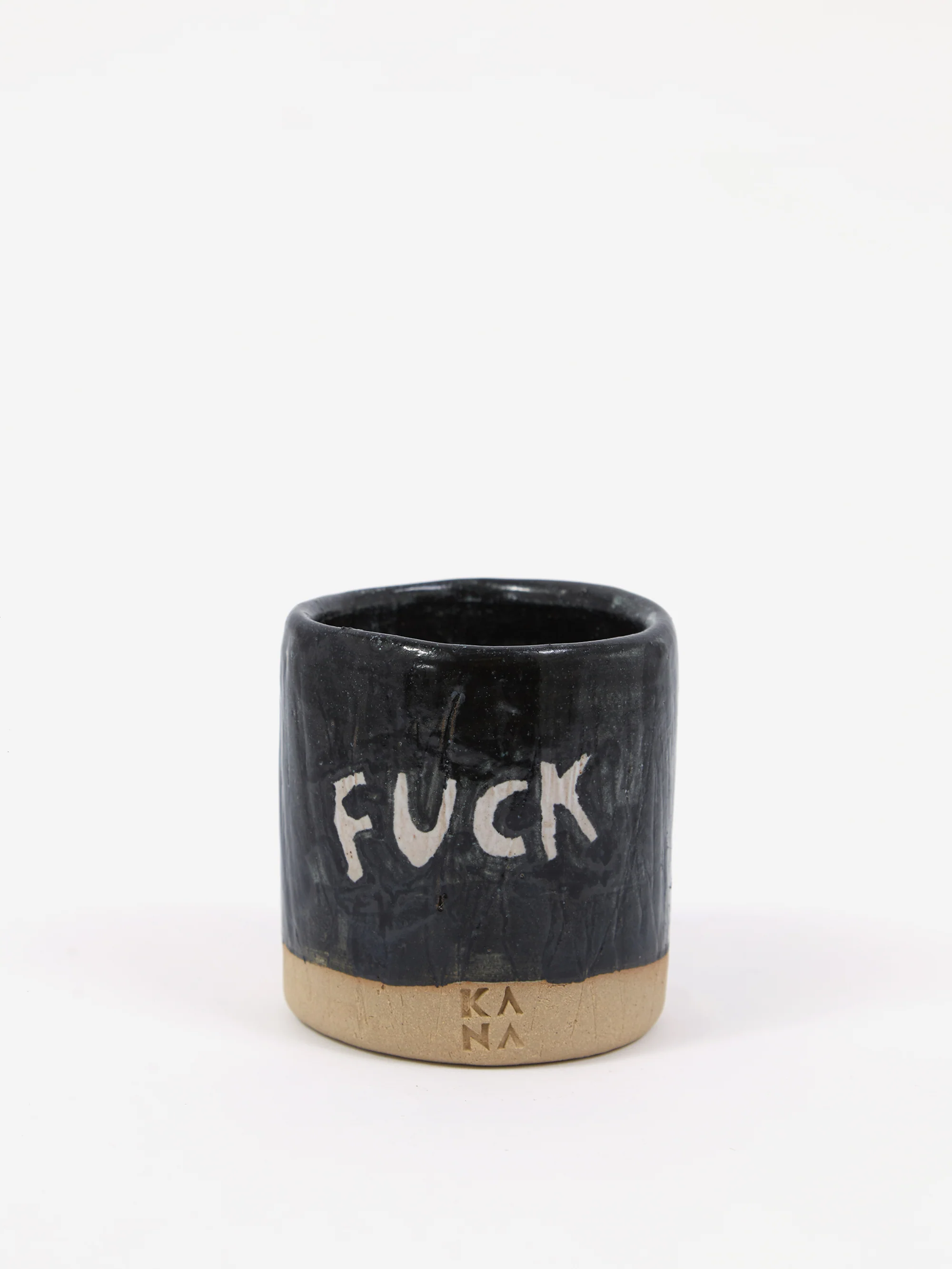 KANA x Goodhood Exclusive Handmade Fuck Mug - Black