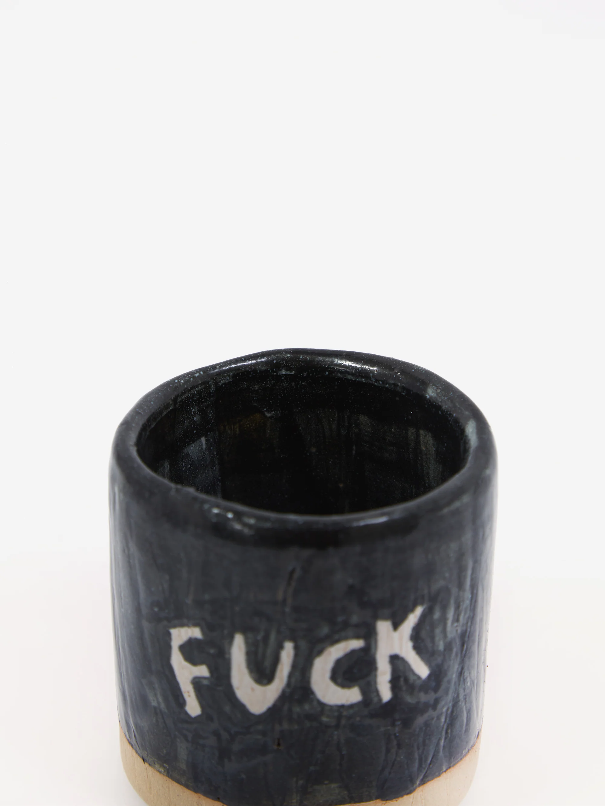 KANA x Goodhood Exclusive Handmade Fuck Mug - Black - Image 2