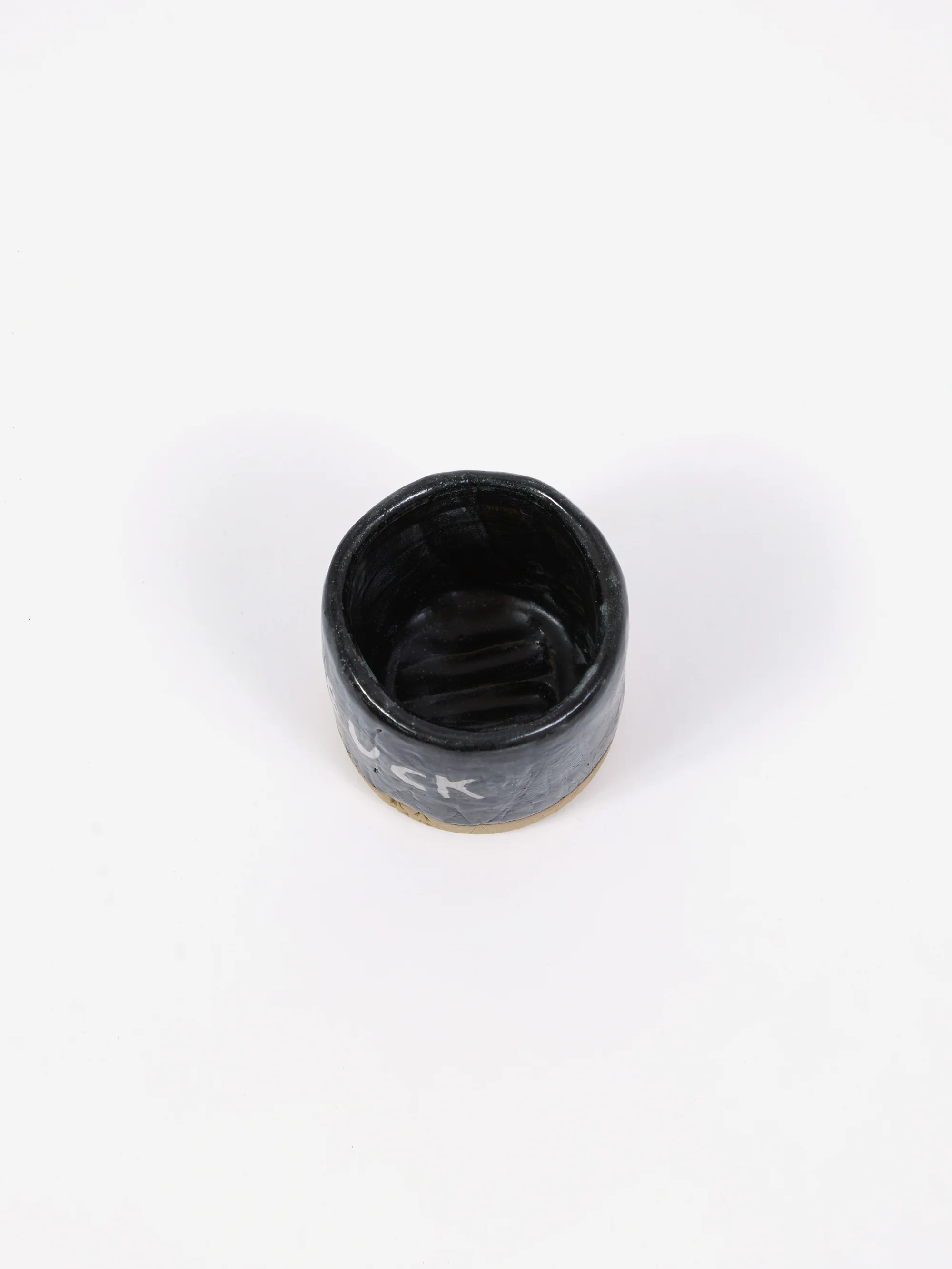 KANA x Goodhood Exclusive Handmade Fuck Mug - Black - Image 3