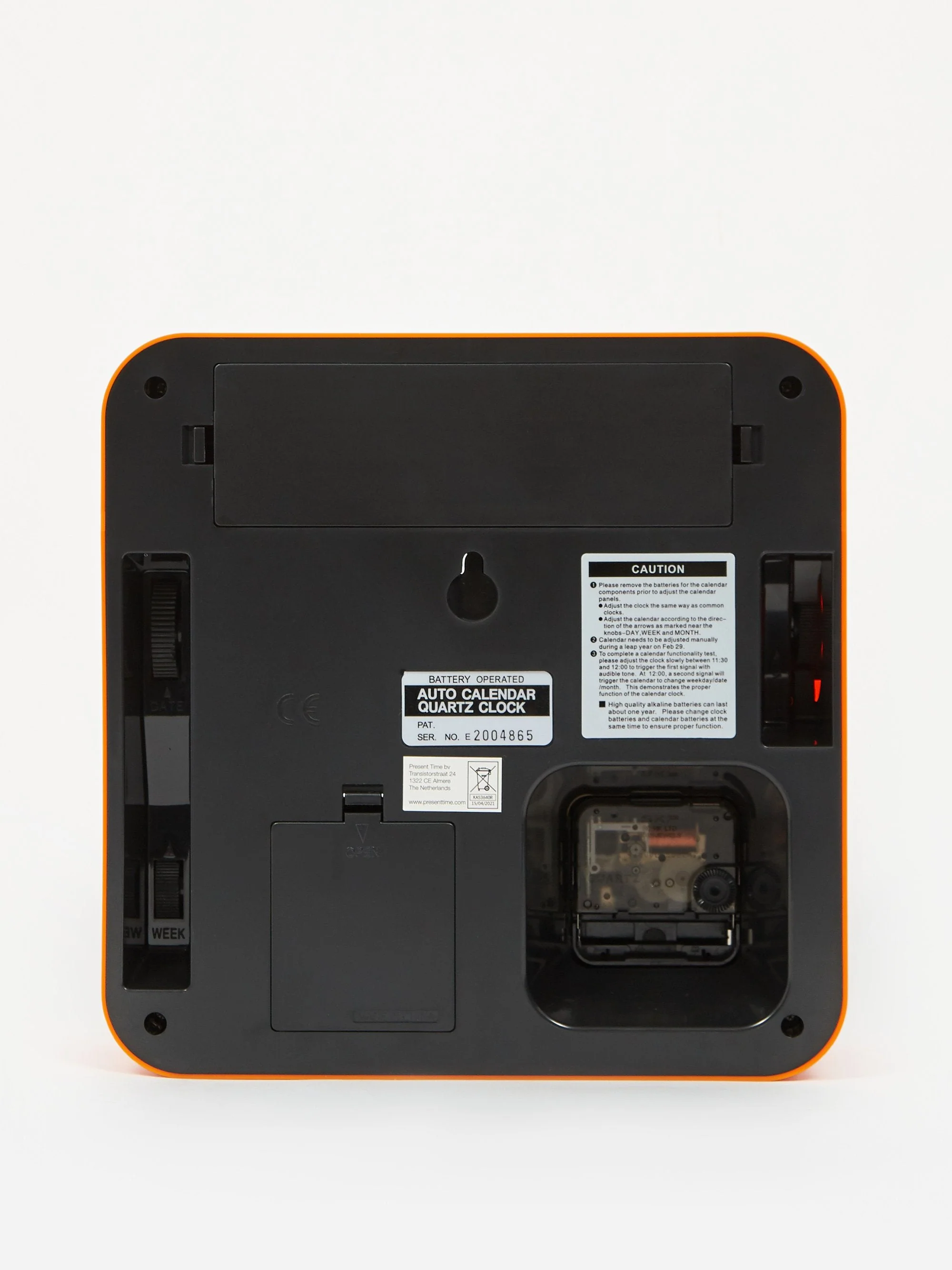 Karlsson Mini Flip Clock - Orange - Image 4