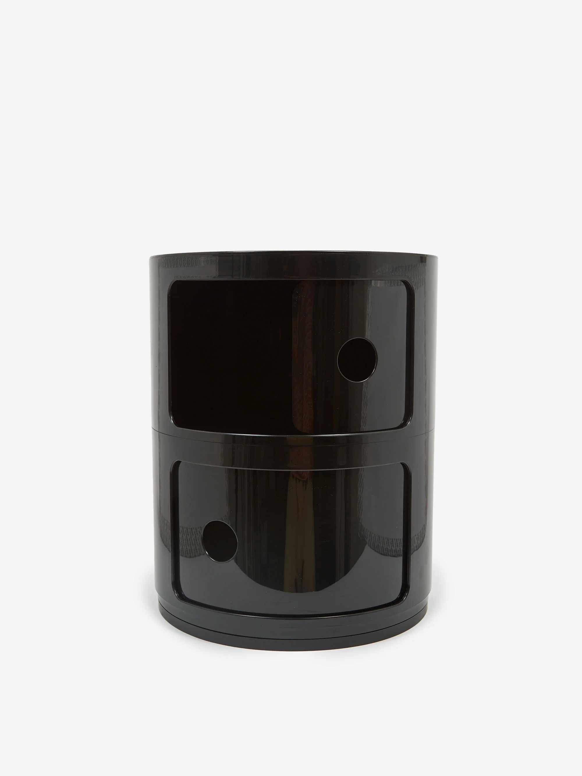 Kartell Componibili 2 Tier Storage Unit Side Table - Black - Image 2